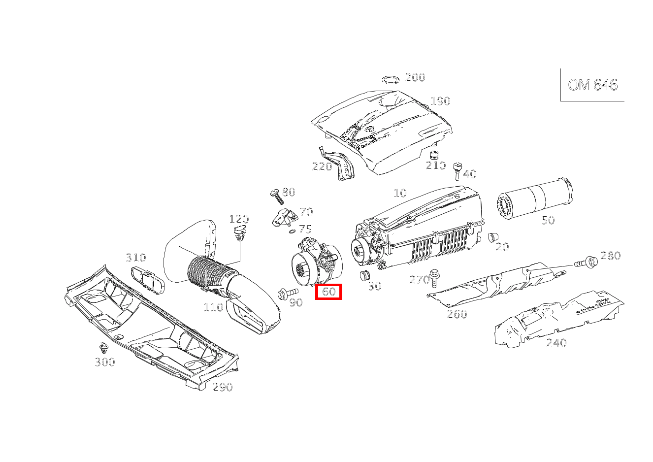 LUFTMASS.MESSER C220TCDI 204 LUFTMASS.MESSER C220TCDI 204