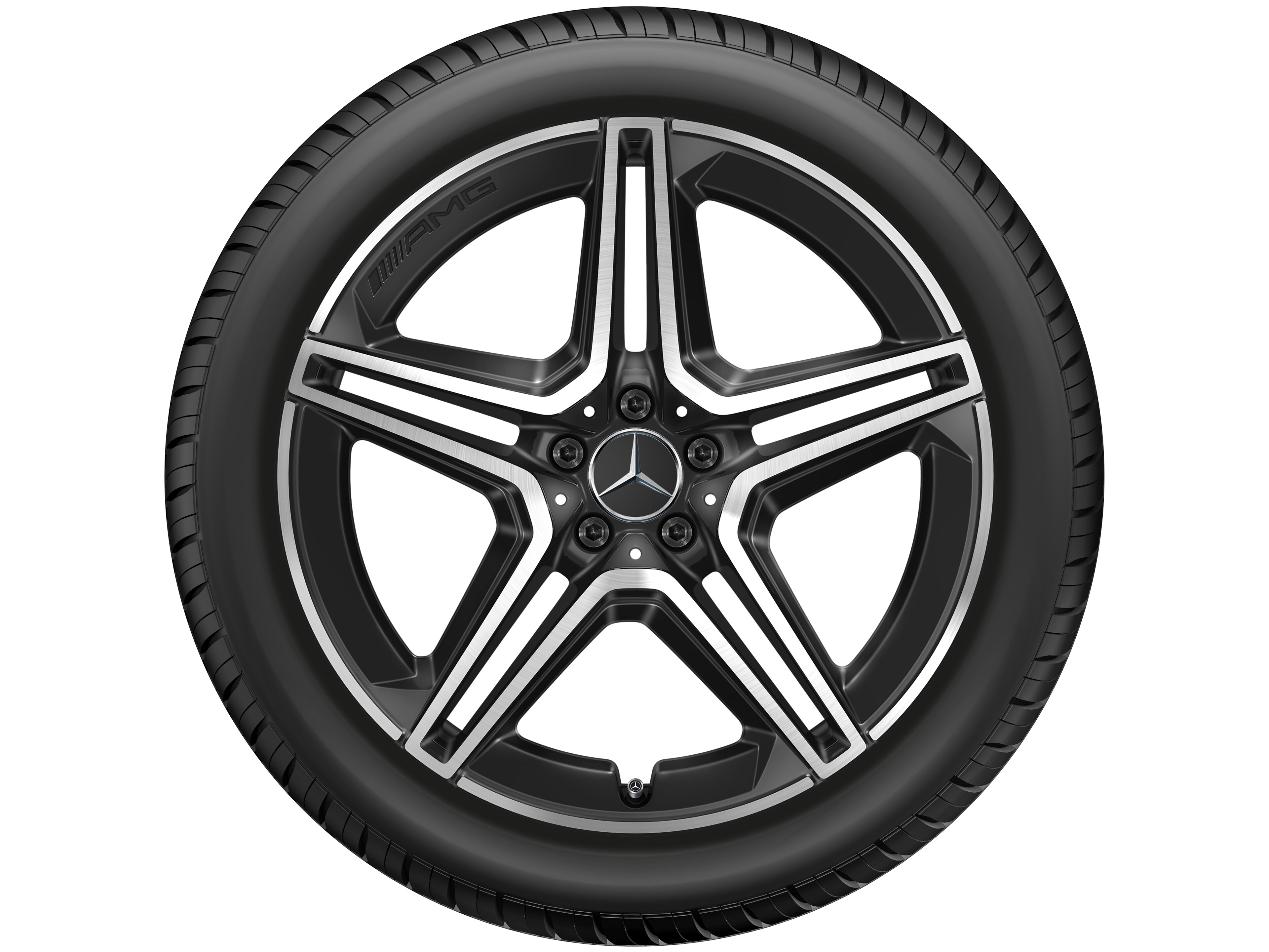 Mercedes-Benz -  AMG 5-Doppelspeichen-Rad, 21 Zoll, 11 J x 21 ET 42, schwarz