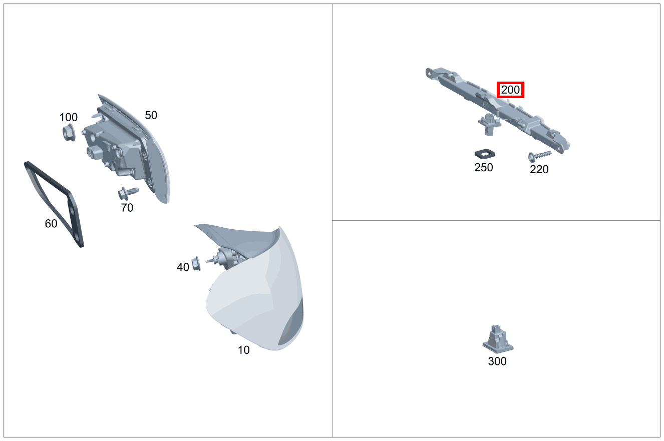 Zusatzbremsleuchte GLA 200 4MATIC 247