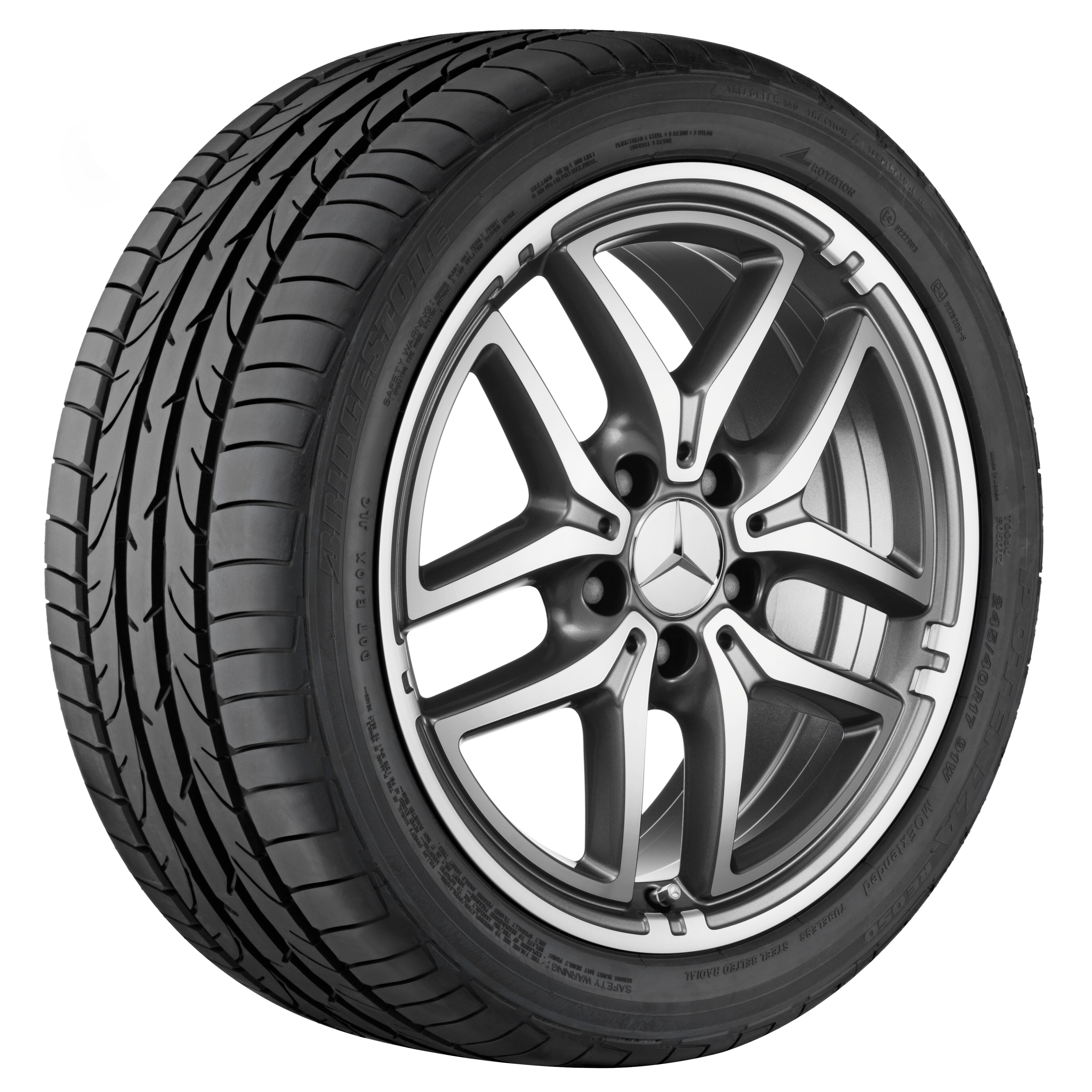 Mercedes-Benz - MB 5-Doppelspeichen-Rad, 43,2 cm (17 Zoll), g MB 5-Doppelspeichen-Rad, 43,2 cm (17 Zoll), g