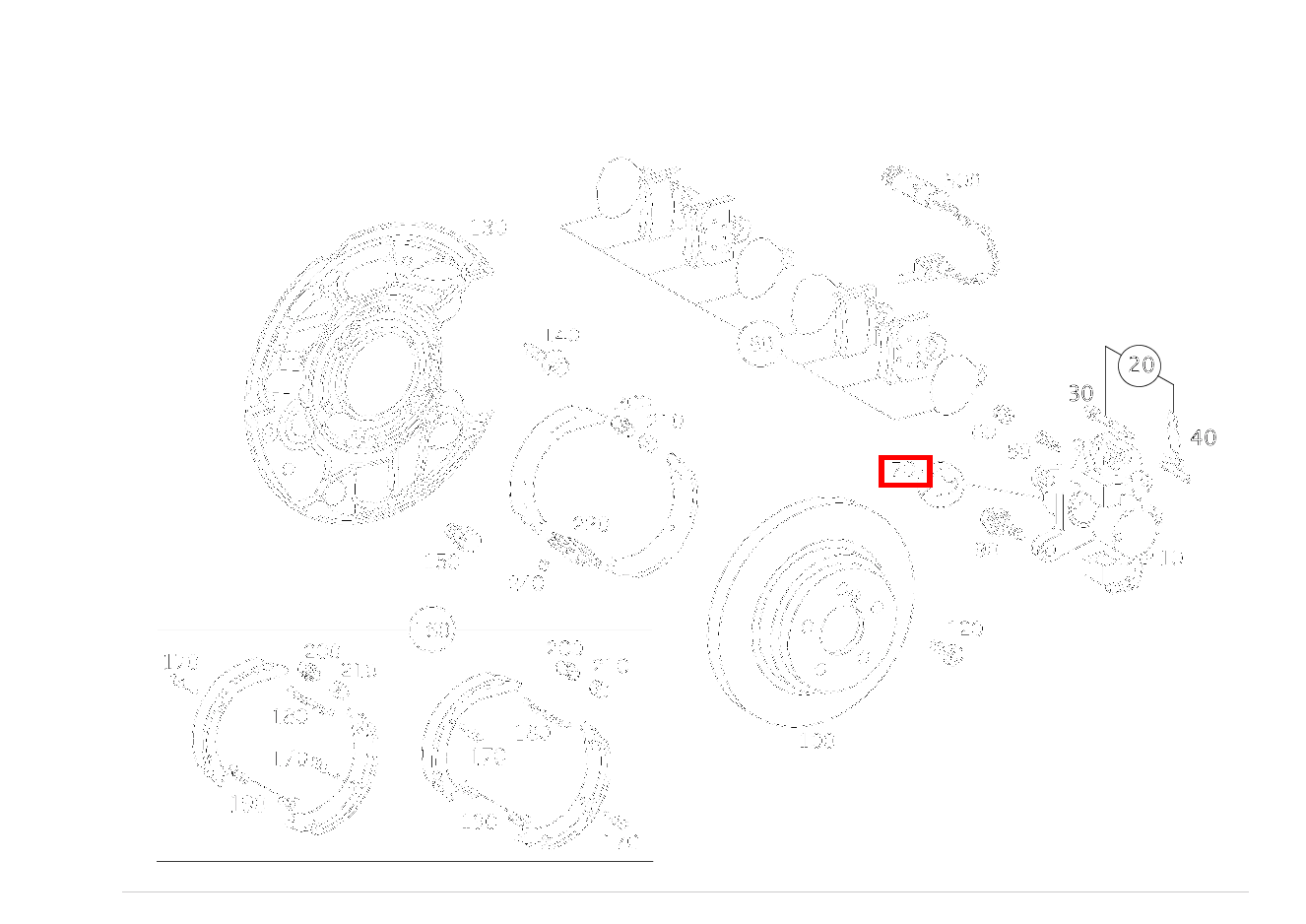 REP.SATZ DICHTUNGSBALG Bremssattel CLK 63 AMG Cabriolet 209