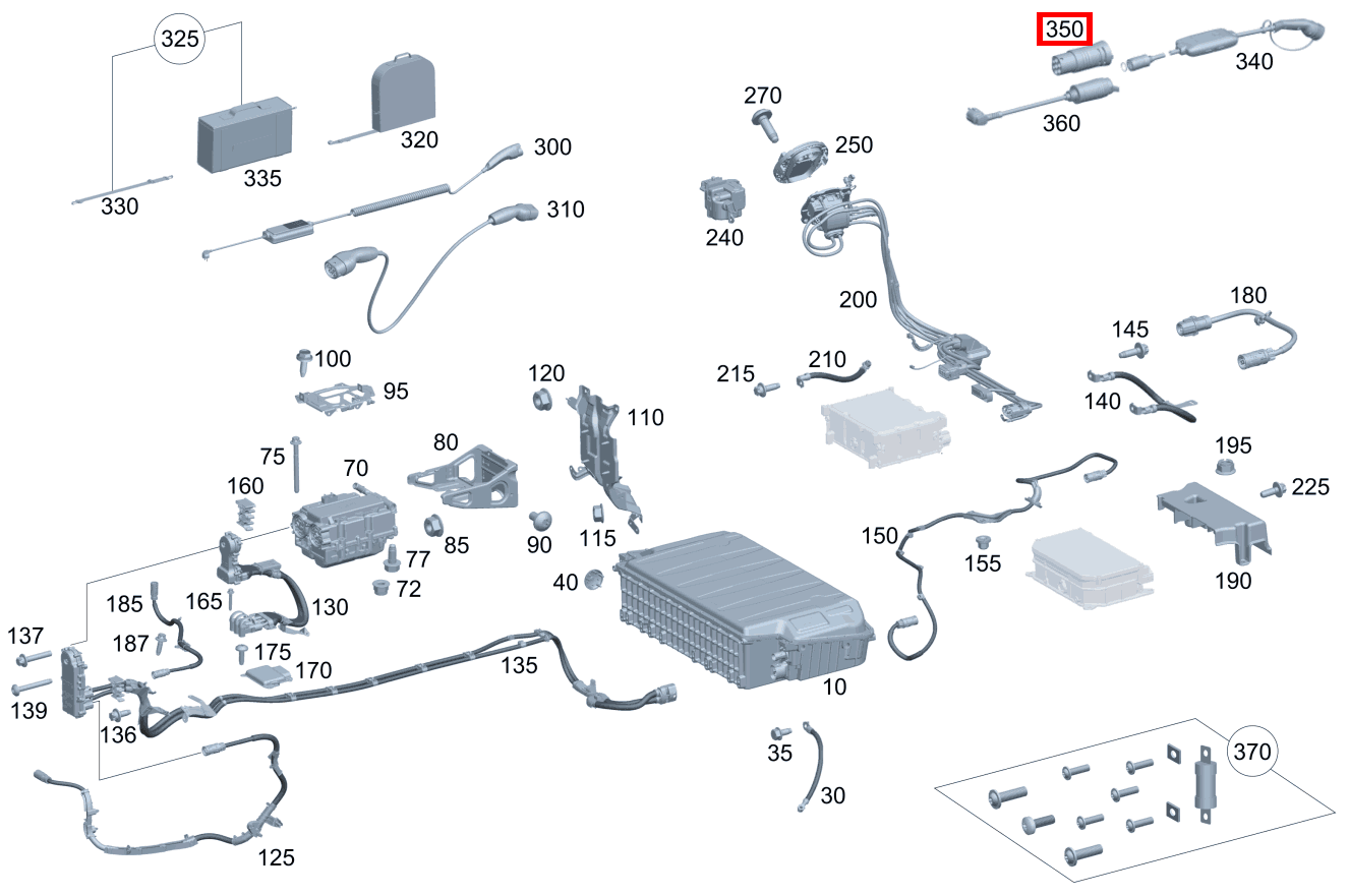 Adapter Flexibles Ladesystem Pro CLA 250 e Coupé BCA 118