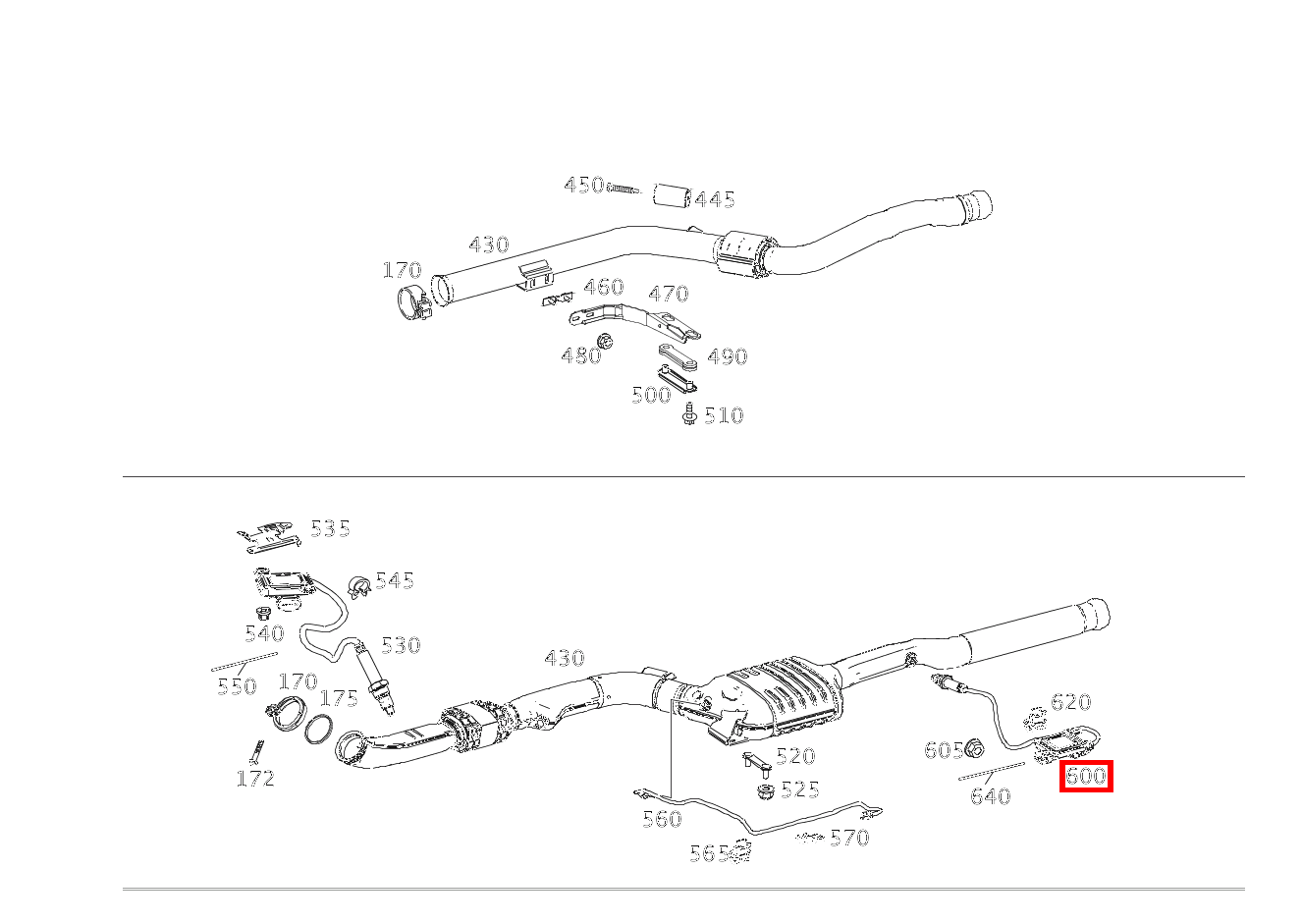 Nox-Sensor NACH PARTIKELFILTER; 415mm CLS 220 d Coupé 218 Nox-Sensor NACH PARTIKELFILTER; 415mm CLS 220 d Coupé 218