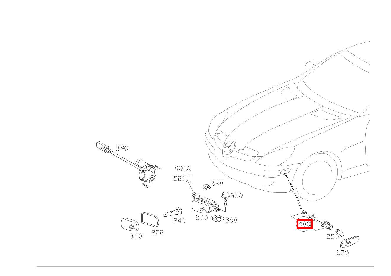 Lampenfassung SEITLICHE MARKIERUNGSLEUCHTE E6/3-E6/4 SLK 55 AMG Roadster 171 Lampenfassung SEITLICHE MARKIERUNGSLEUCHTE E6/3-E6/4 SLK 55 AMG Roadster 171