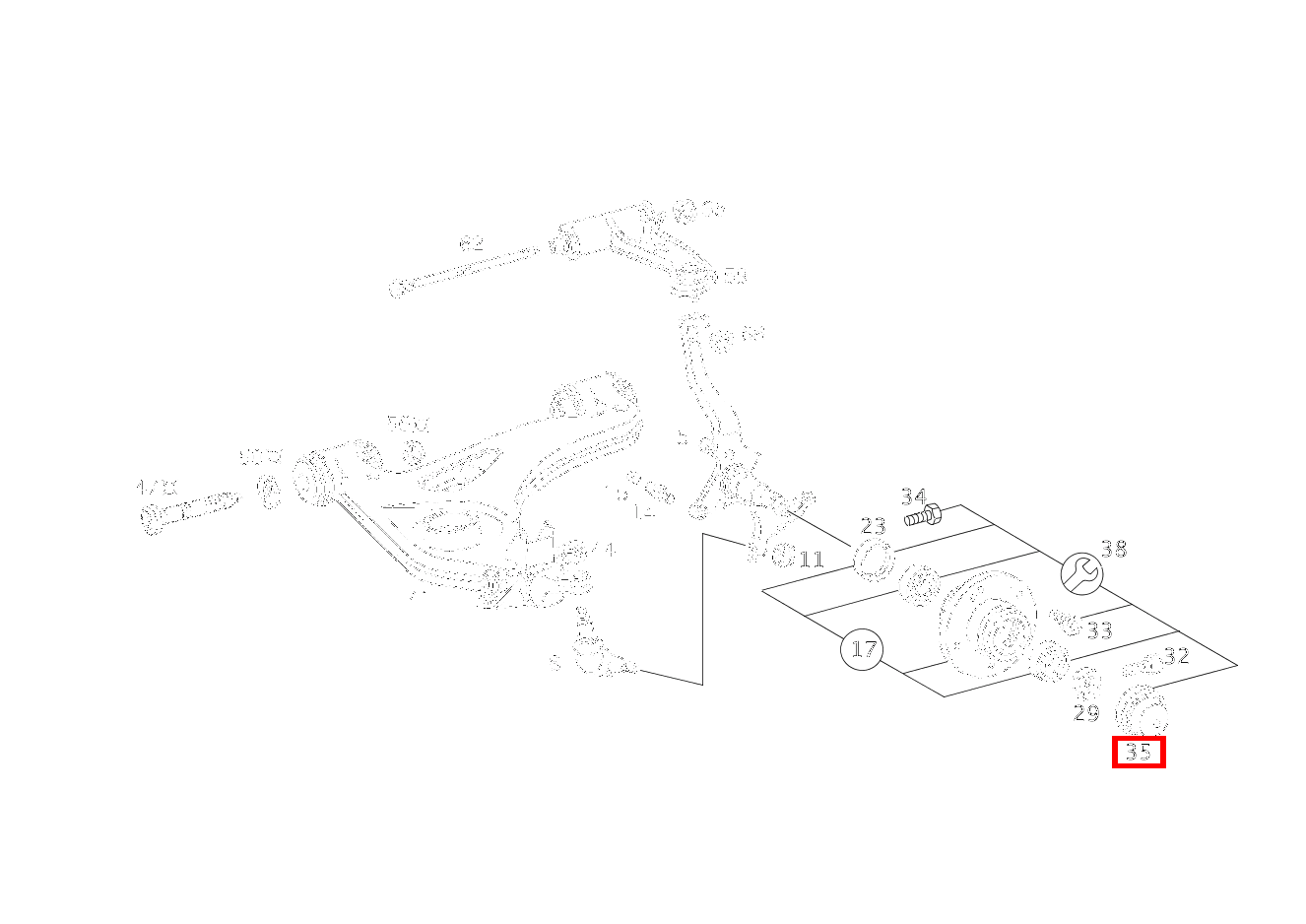 Verschlusskappe VORDERRADNABE C 200 T CDI 202 Verschlusskappe VORDERRADNABE C 200 T CDI 202