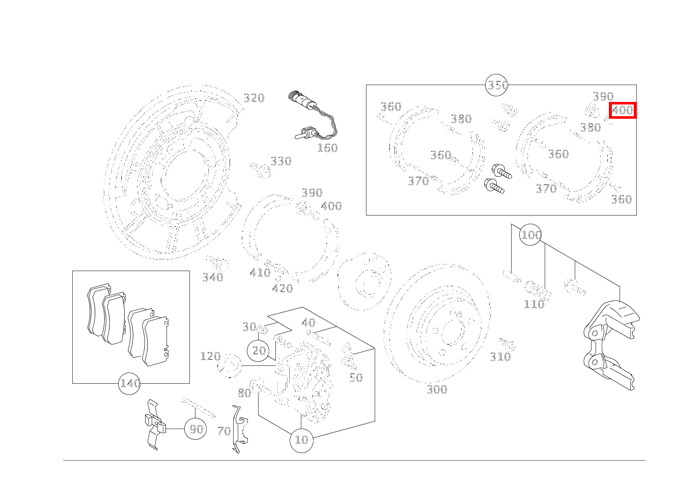 STUETZBUCHSE BREMSBACKENNACHSTELLUNG CL 65 AMG Coupé 215 STUETZBUCHSE BREMSBACKENNACHSTELLUNG CL 65 AMG Coupé 215
