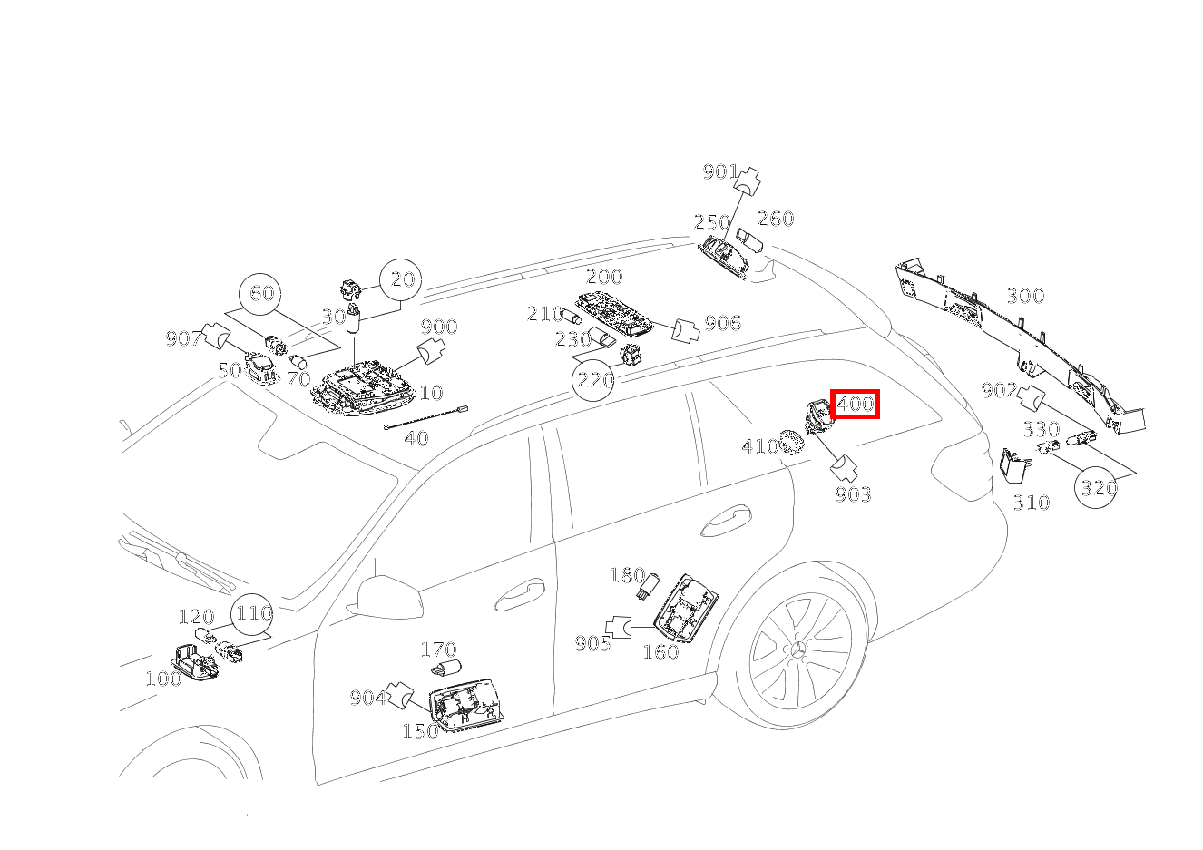 Steckdose IM KOFFERRAUM RECHTS E 200 Limousine 213 Steckdose IM KOFFERRAUM RECHTS E 200 Limousine 213
