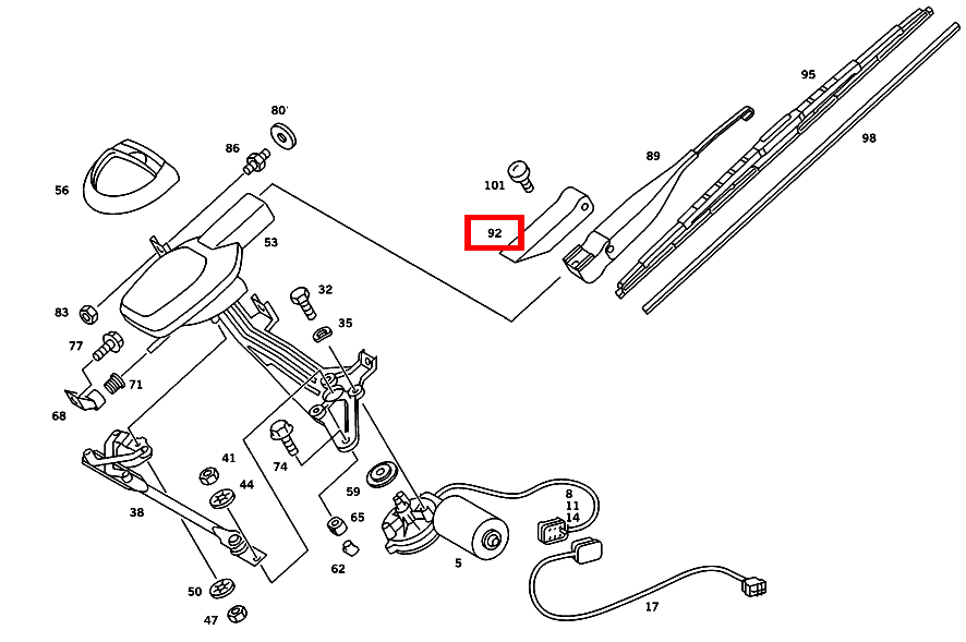 Kappe WISCHERARM 190 E 2.5-16 EVOLUTION II 201 Kappe WISCHERARM 190 E 2.5-16 EVOLUTION II 201