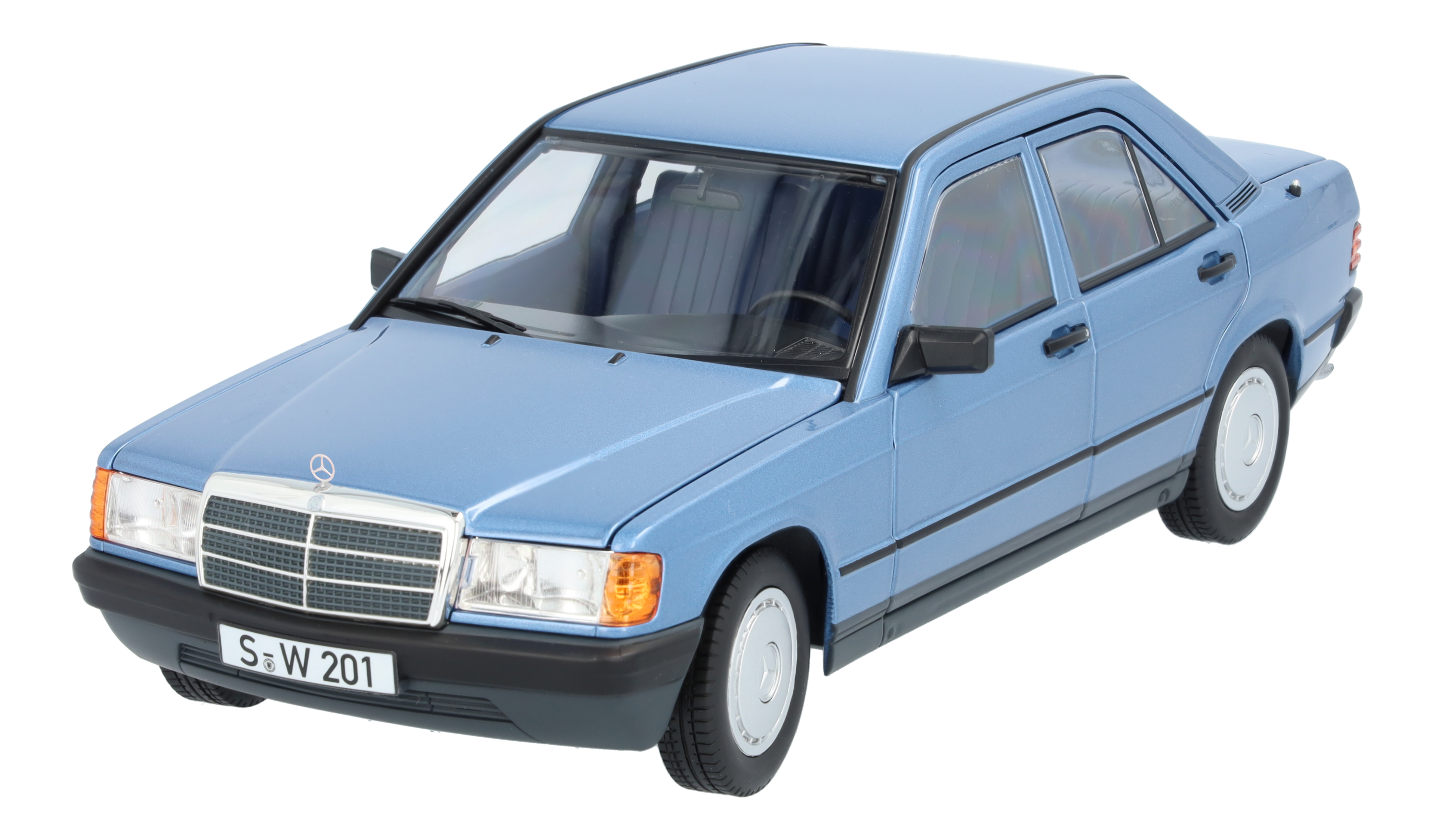 Mercedes-Benz - 190 E W 201 (1982-1988) horizontblau, Norev, 1:18