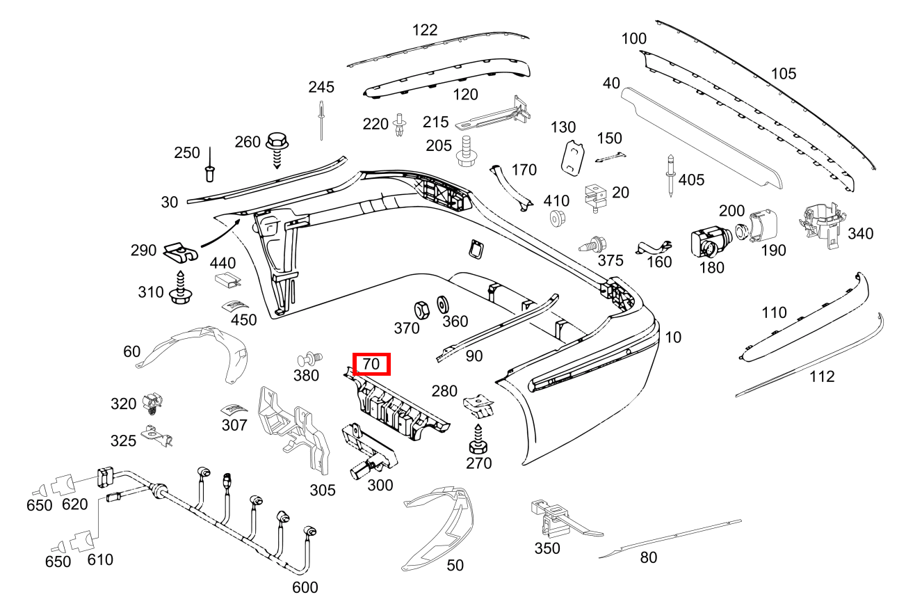 Rahmen Hinten innen Mitte E 500 4MATIC Limousine 211 Rahmen Hinten innen Mitte E 500 4MATIC Limousine 211
