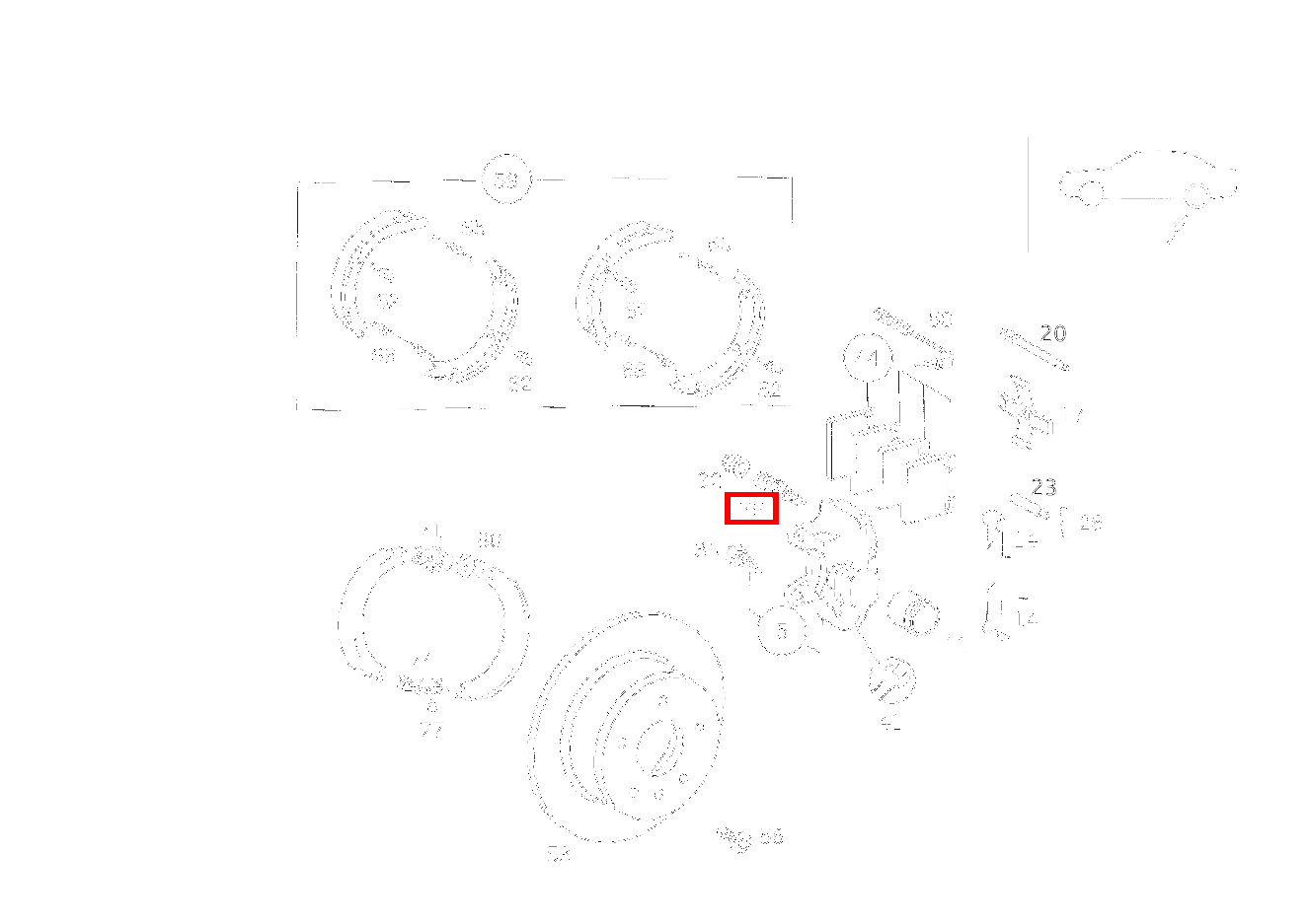 Entlüftungsventil GEWINDE M 8 420 SEC COUPE mit Automatic 126
