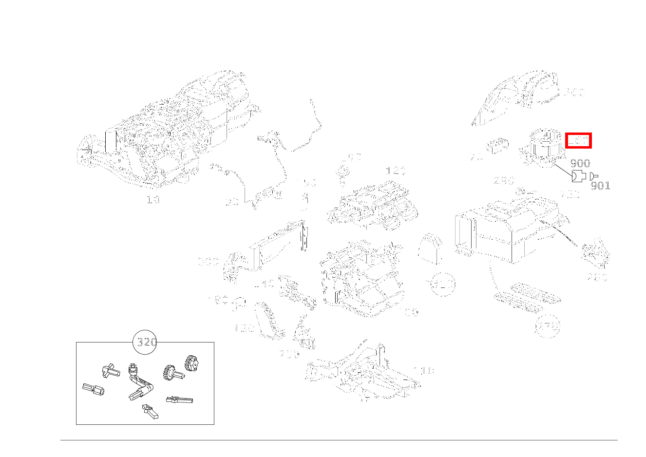 Lüfter GEBLAESEMOTOR SL 600 Roadster 230