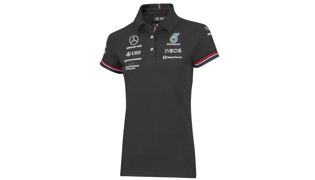 Poloshirt Damen, schwarz | M | B67997761