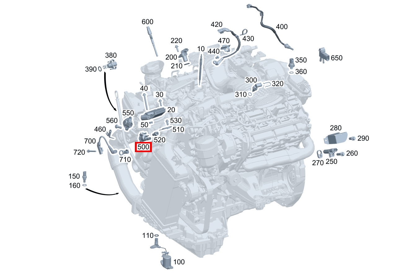 UMSCHALTVENTIL Schaltbare Wasserpumpe E350CDI BE CA 207 UMSCHALTVENTIL Schaltbare Wasserpumpe E350CDI BE CA 207