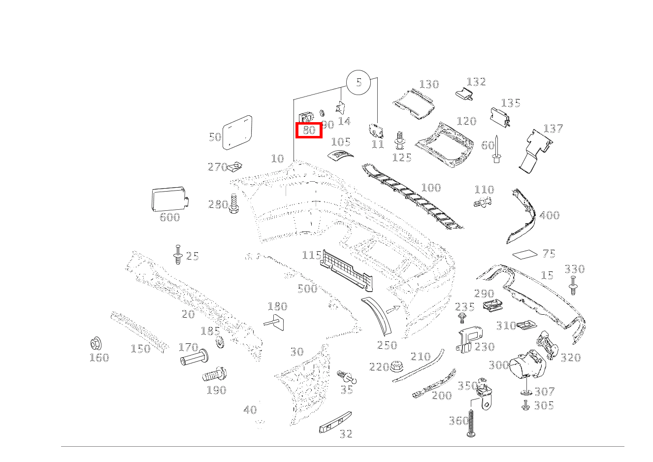 ABSTANDSSENSOR PARKTRONIC-SYSTEM R 500 L 251 ABSTANDSSENSOR PARKTRONIC-SYSTEM R 500 L 251