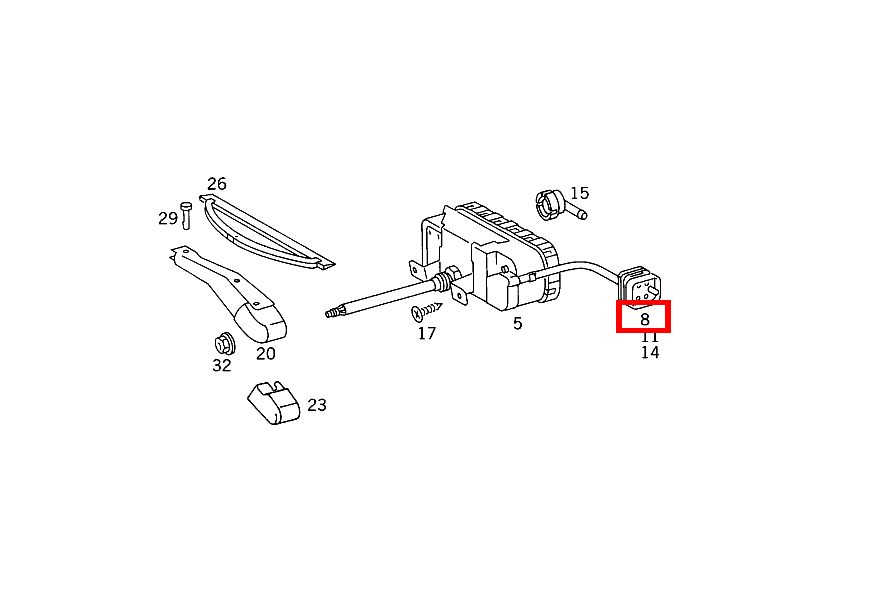 Kupplung, Mechanisch 2-PIN SLC 107, SE 126, SEL 109 und weitere kaufen