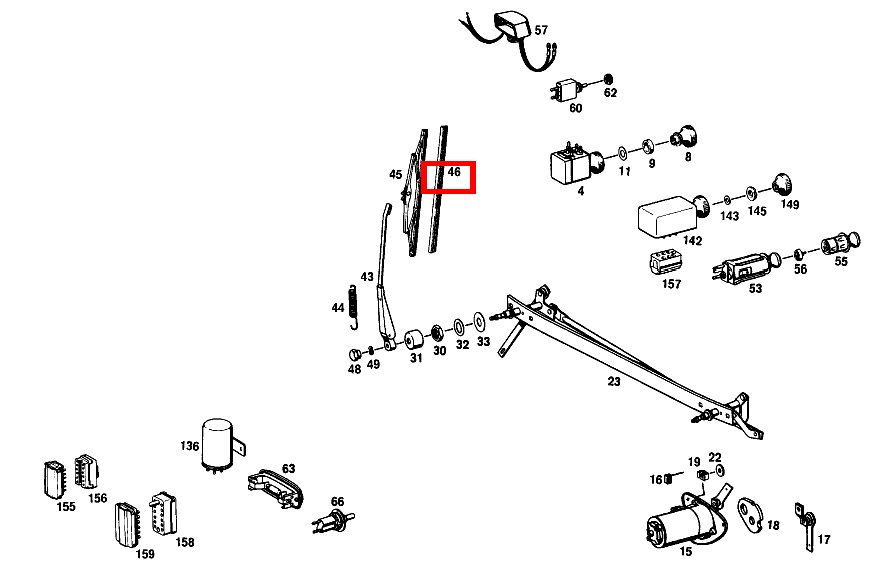 WISCHERGUMMI 305 MM 230 SL 113