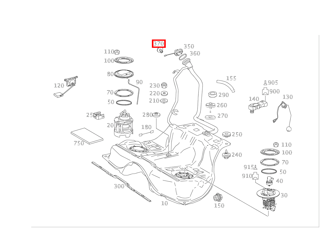 Spreizniet Befestigung Tankverschluss; 5.2 MM CL500 4M BE 216 Spreizniet Befestigung Tankverschluss; 5.2 MM CL500 4M BE 216
