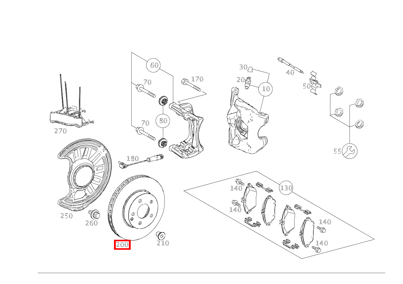 Bremsscheibe belüftet Vorn Mercedes-AMG CLA 45 4MATIC Coupé BCA 117 Bremsscheibe belüftet Vorn Mercedes-AMG CLA 45 4MATIC Coupé BCA 117