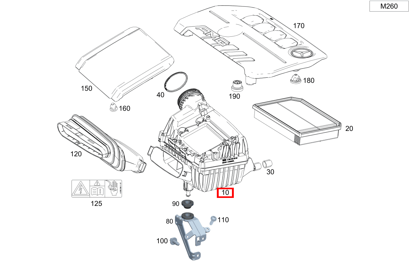 Dämpferfilter für A 177, GLB 247, CLA 118-Klasse kaufen 