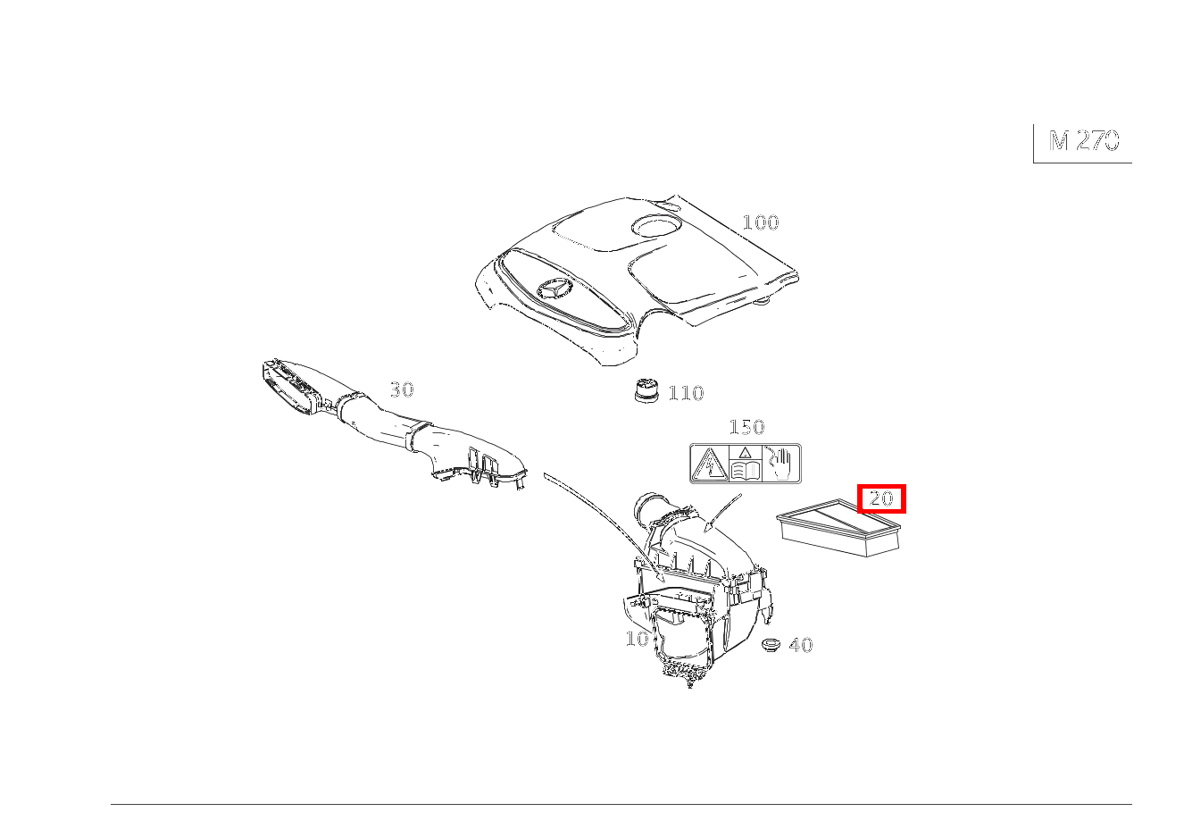 Luftfiltereinsatz CLA 250 Shooting Brake PEAK 117 Luftfiltereinsatz CLA 250 Shooting Brake PEAK 117