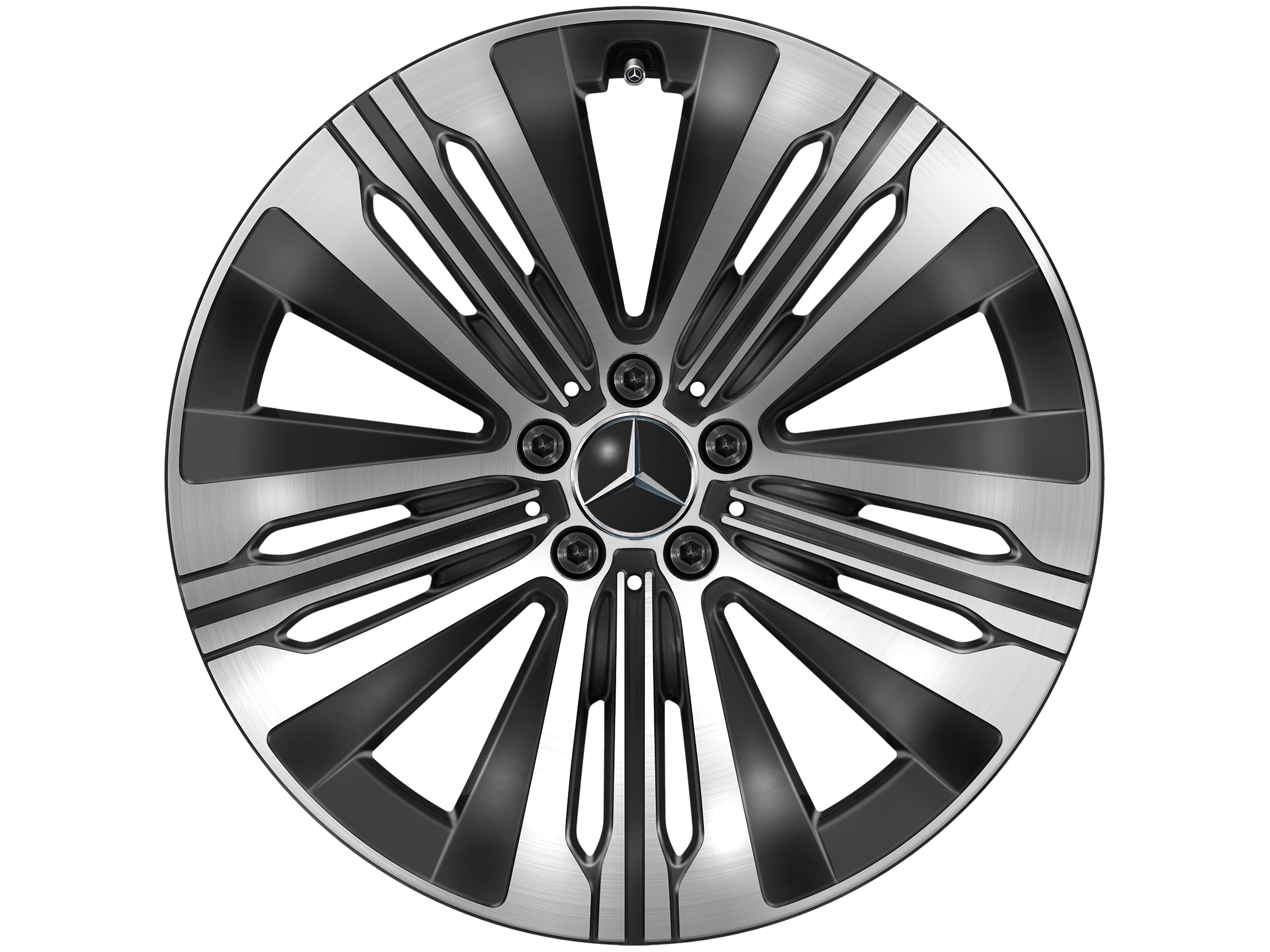 5-Speichen-Rad, Aero, 20 Zoll 8,5 J x 20 ET 33, schwarz, glanzgedreht