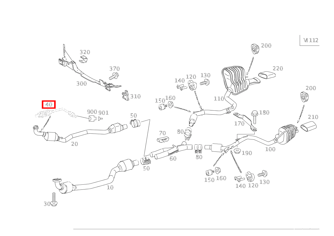 Lambdasonde REGELSONDE VOR KATALYSATOR LINKS UND RECHTS SL 350 Roadster RL 230