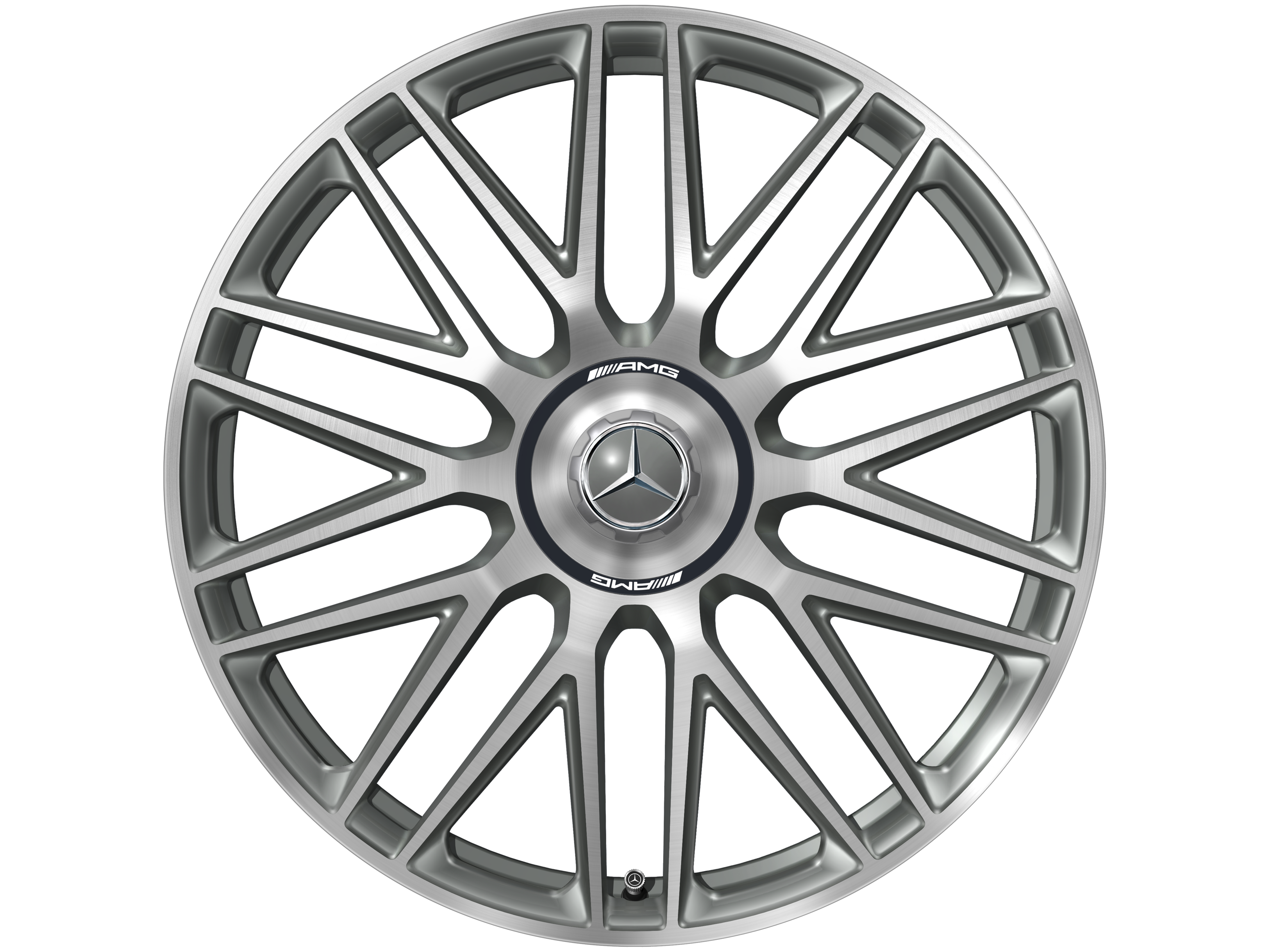 Mercedes-Benz - AMG Schmiederad 10-Doppelspeichen-Design, 21 Zoll, 10,5 J x 21 ET 42, titangrau