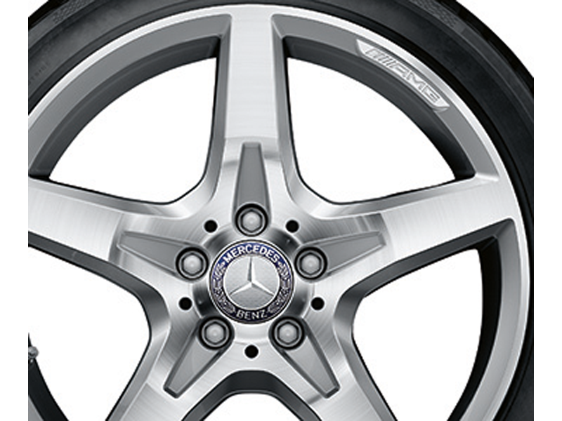 AMG 5-Speichen-Rad, 18 Zoll, 7,5 J x 18 ET 42, silberfarben 