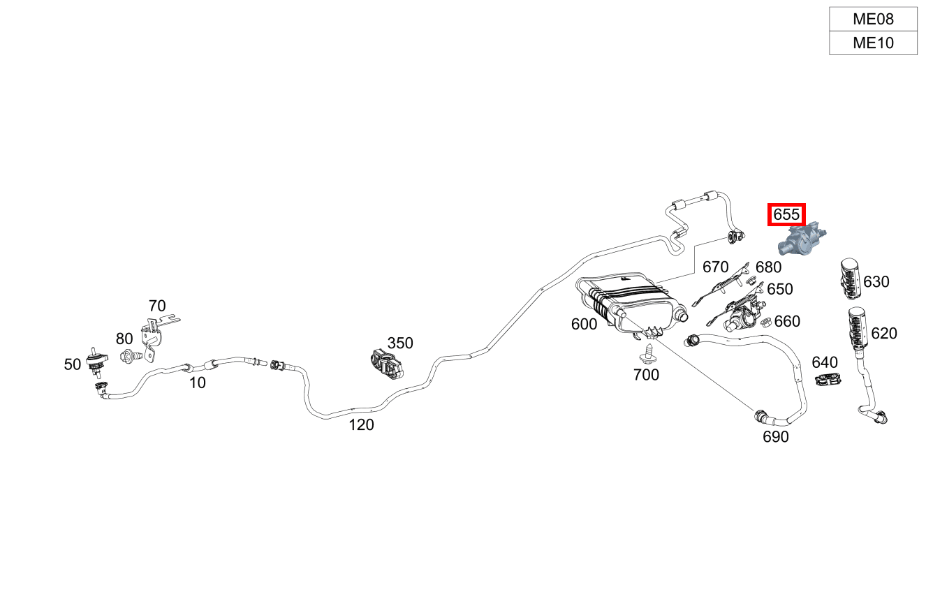 Absperrventil Absperrventil A 250 e Limousine 177 Absperrventil Absperrventil A 250 e Limousine 177