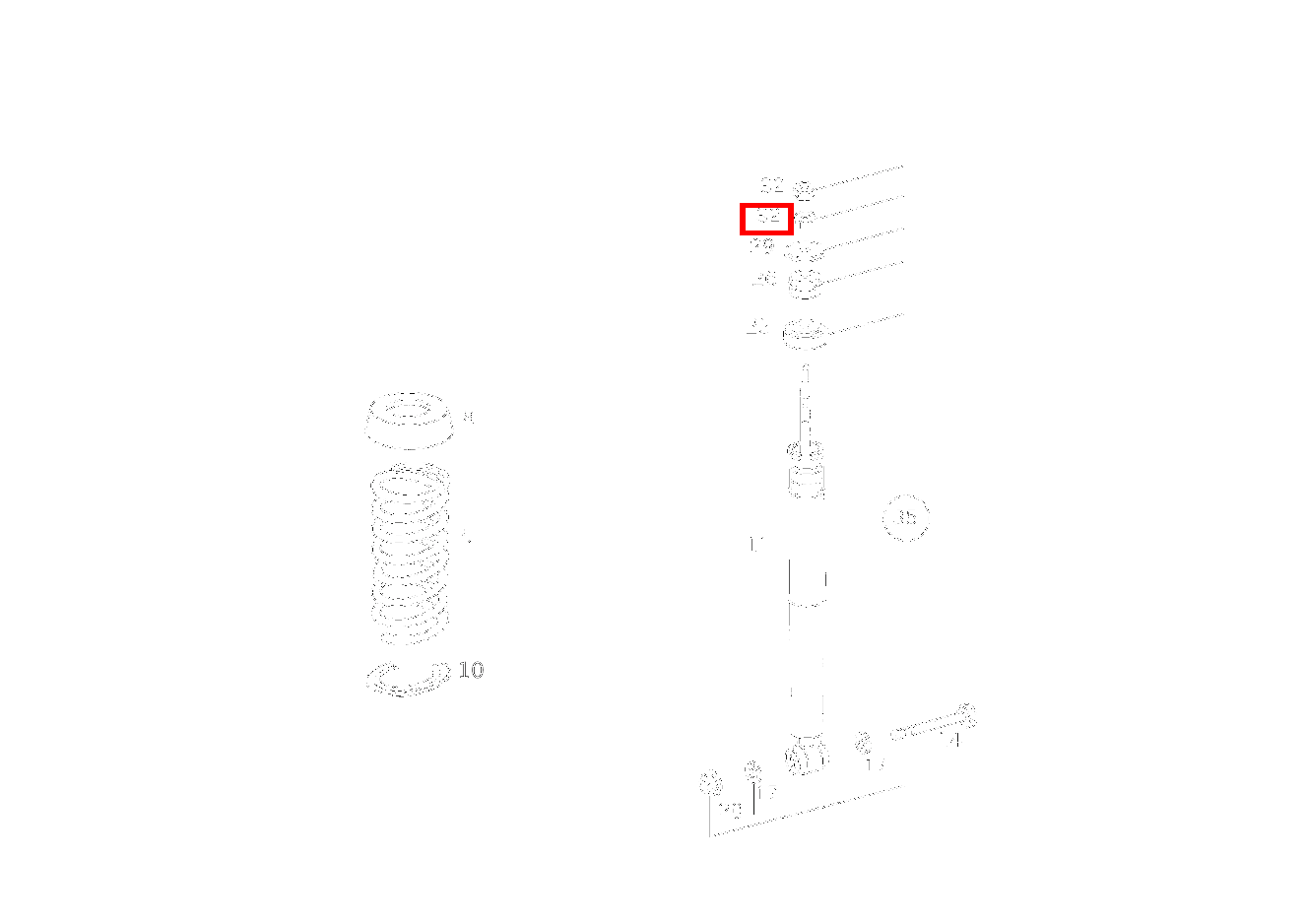 Sechskantmutter STOSSDAEMPFER AN RAHMEN M 10X1; M10X1 C 43 T AMG 202 Sechskantmutter STOSSDAEMPFER AN RAHMEN M 10X1; M10X1 C 43 T AMG 202