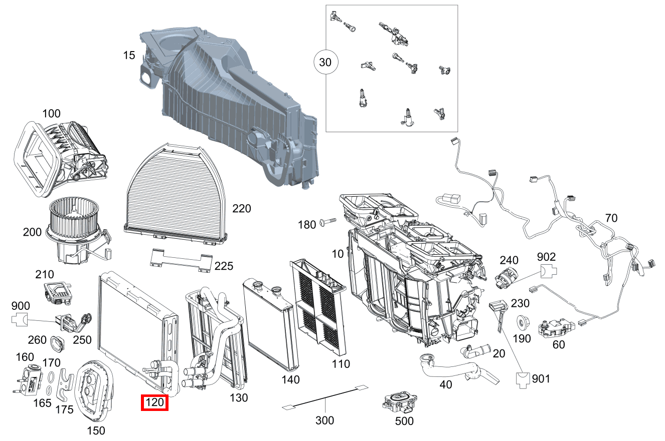 Verdampfer SL63 AMG 231 Verdampfer SL63 AMG 231