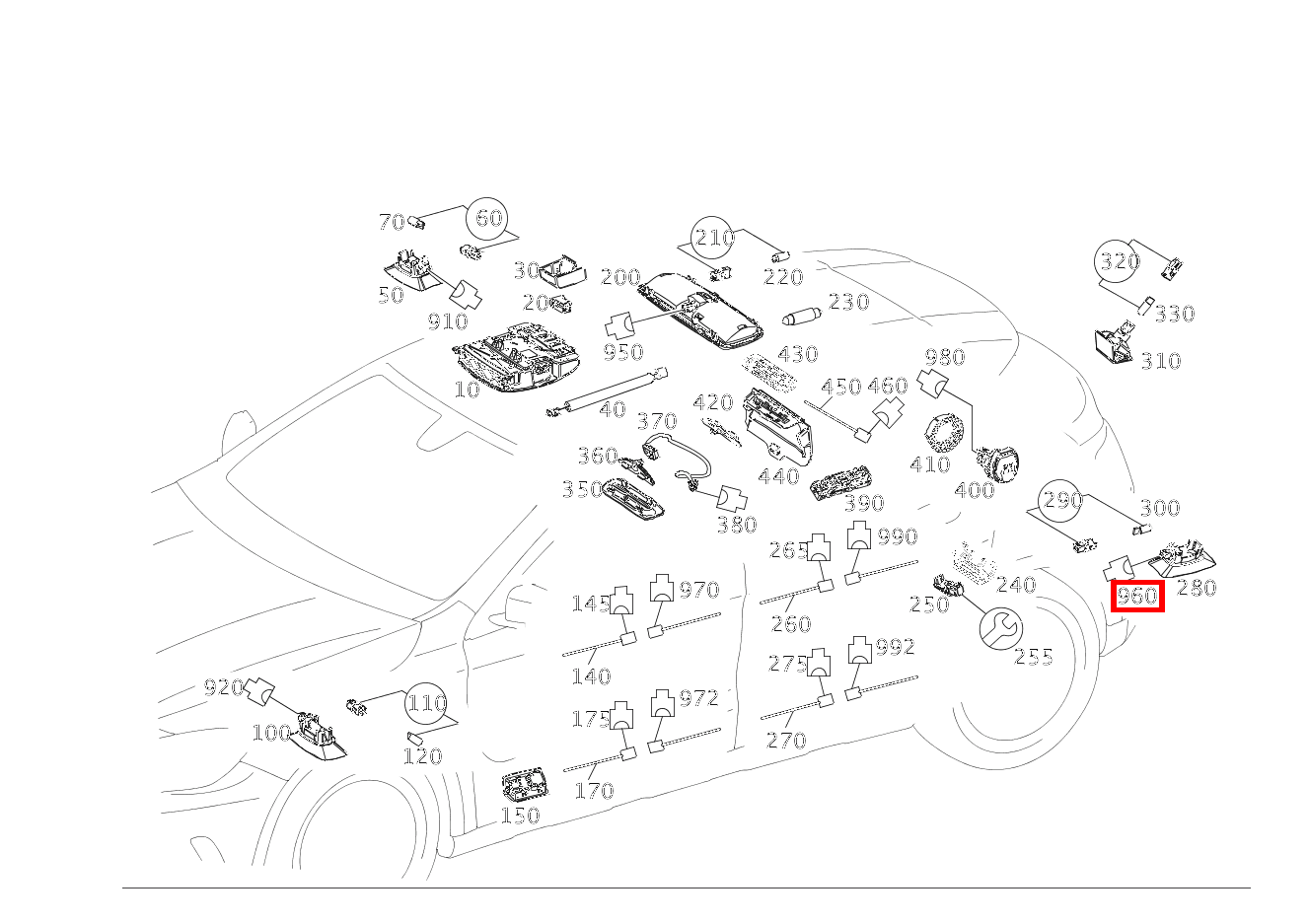 Stecker KOFFERRAUMLEUCHTE; 2-PIN MQS Mercedes-AMG GLA 45 4MATIC Sport Utility Vehicle 156 Stecker KOFFERRAUMLEUCHTE; 2-PIN MQS Mercedes-AMG GLA 45 4MATIC Sport Utility Vehicle 156
