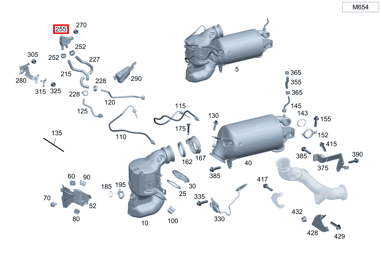 Drucksensor C 300 d Cabriolet 205