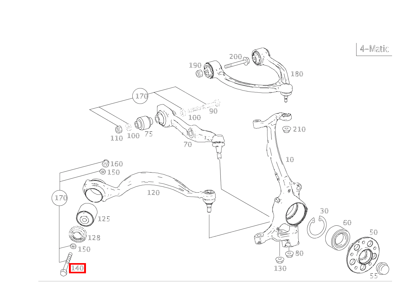 EINSTELLSCHRAUBE LENKER NUR FUER EINSTELLARBEITEN M14X1,5 S 550 Limousine lang BCA 221 EINSTELLSCHRAUBE LENKER NUR FUER EINSTELLARBEITEN M14X1,5 S 550 Limousine lang BCA 221