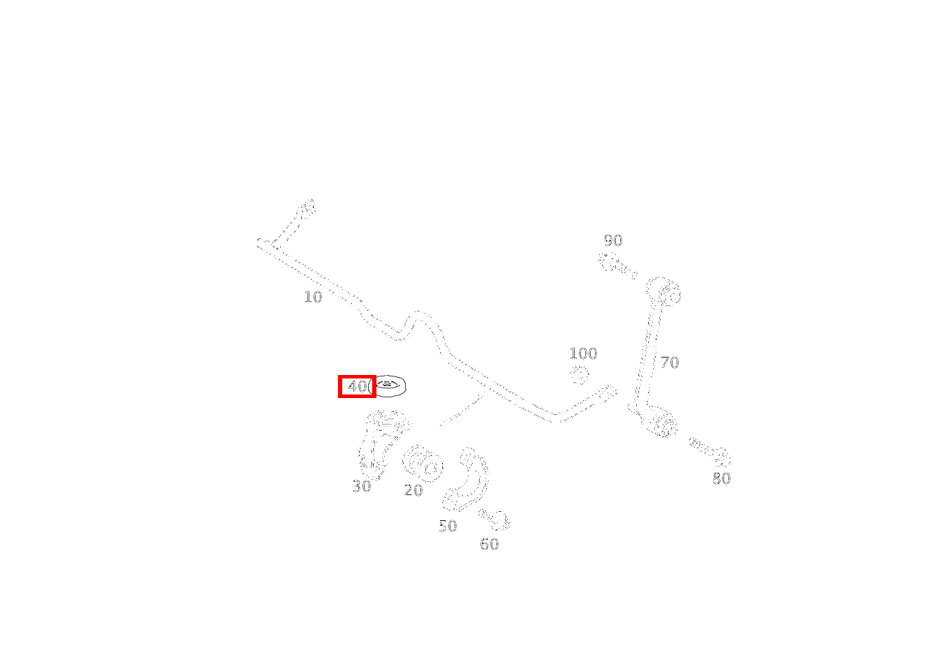 Anschlag VORN CLC 180 Sportcoupe BCA 203 Anschlag VORN CLC 180 Sportcoupe BCA 203