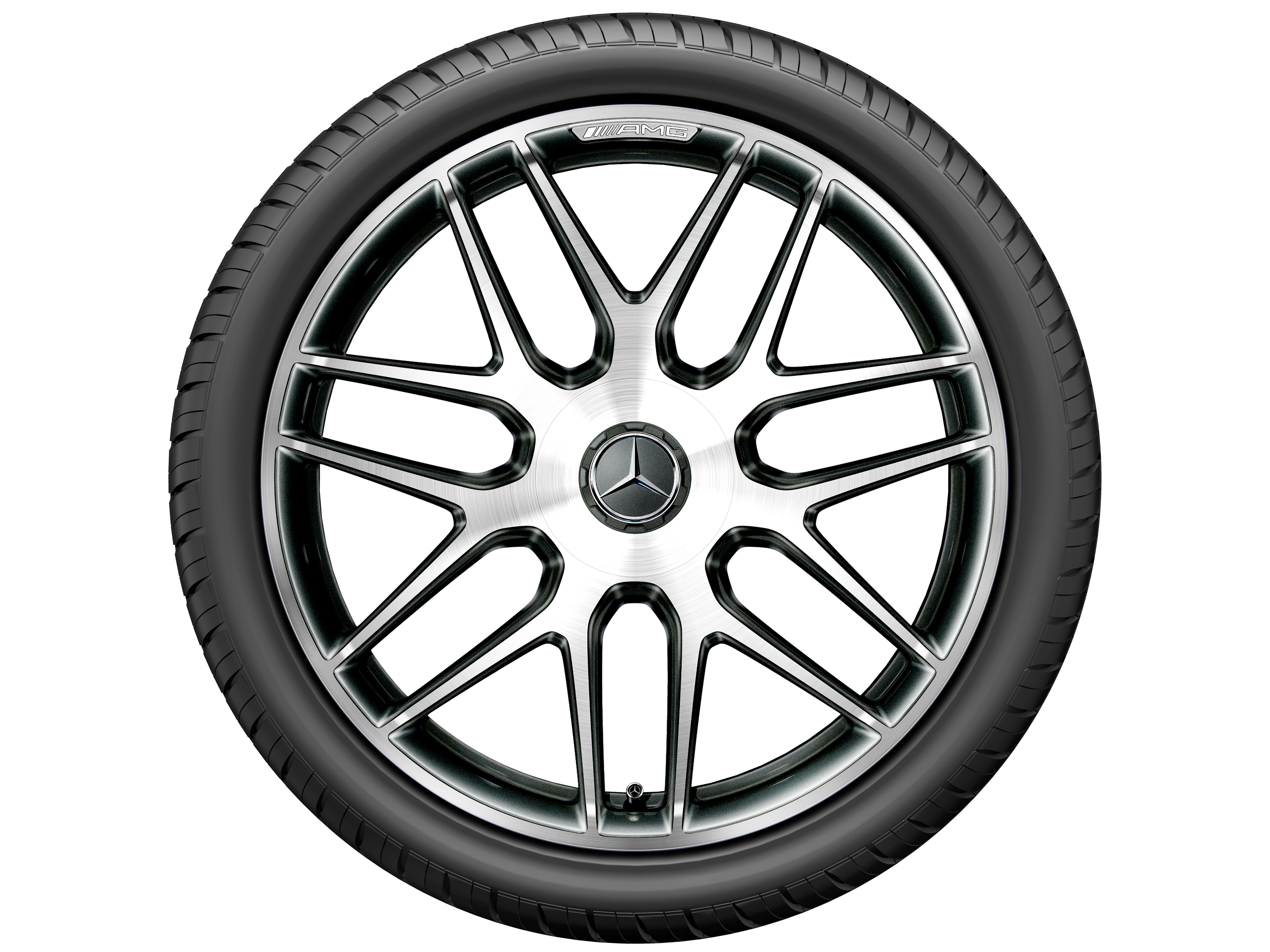 Mercedes-Benz - AMG Schmiederad im Kreuzspeichen-Design, 50,8 AMG Schmiederad im Kreuzspeichen-Design, 50,8