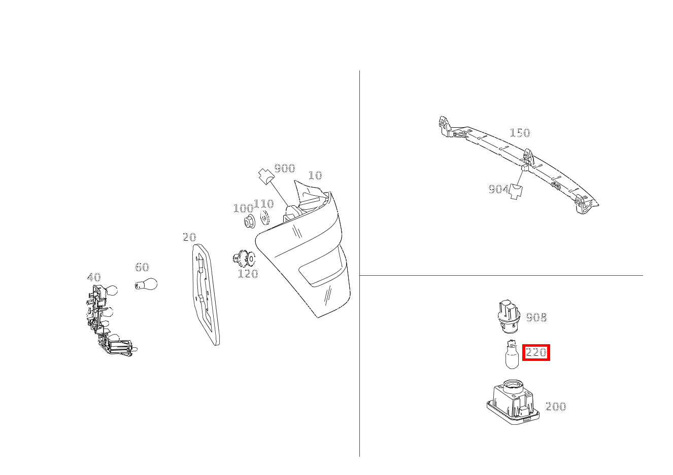 Glühlampe KENNZEICHENLEUCHTE; 12V-5W GLK220BT 4M 204