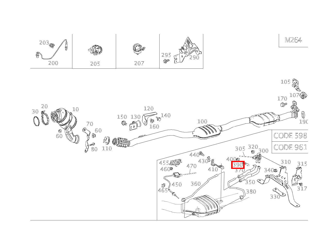 VERDREHSICHERUNG DRUCKLEITUNGEN AN HALTER E 300 Cabriolet 238
