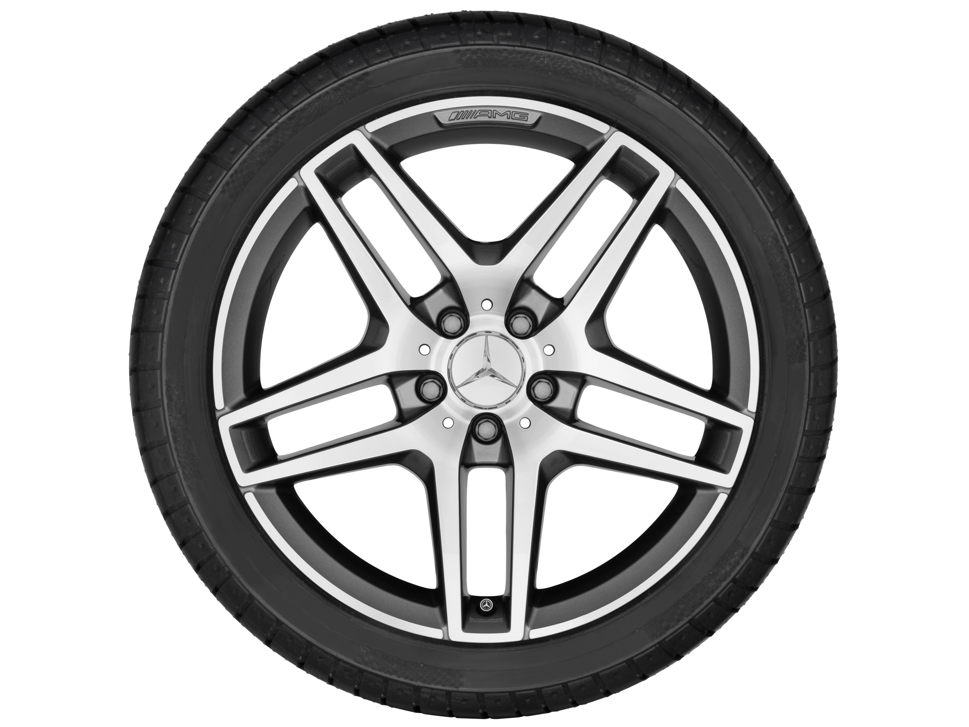 Mercedes-Benz - AMG 5-Doppelspeichen-Rad, 48,3 cm (19 Zoll) AMG 5-Doppelspeichen-Rad, 48,3 cm (19 Zoll)