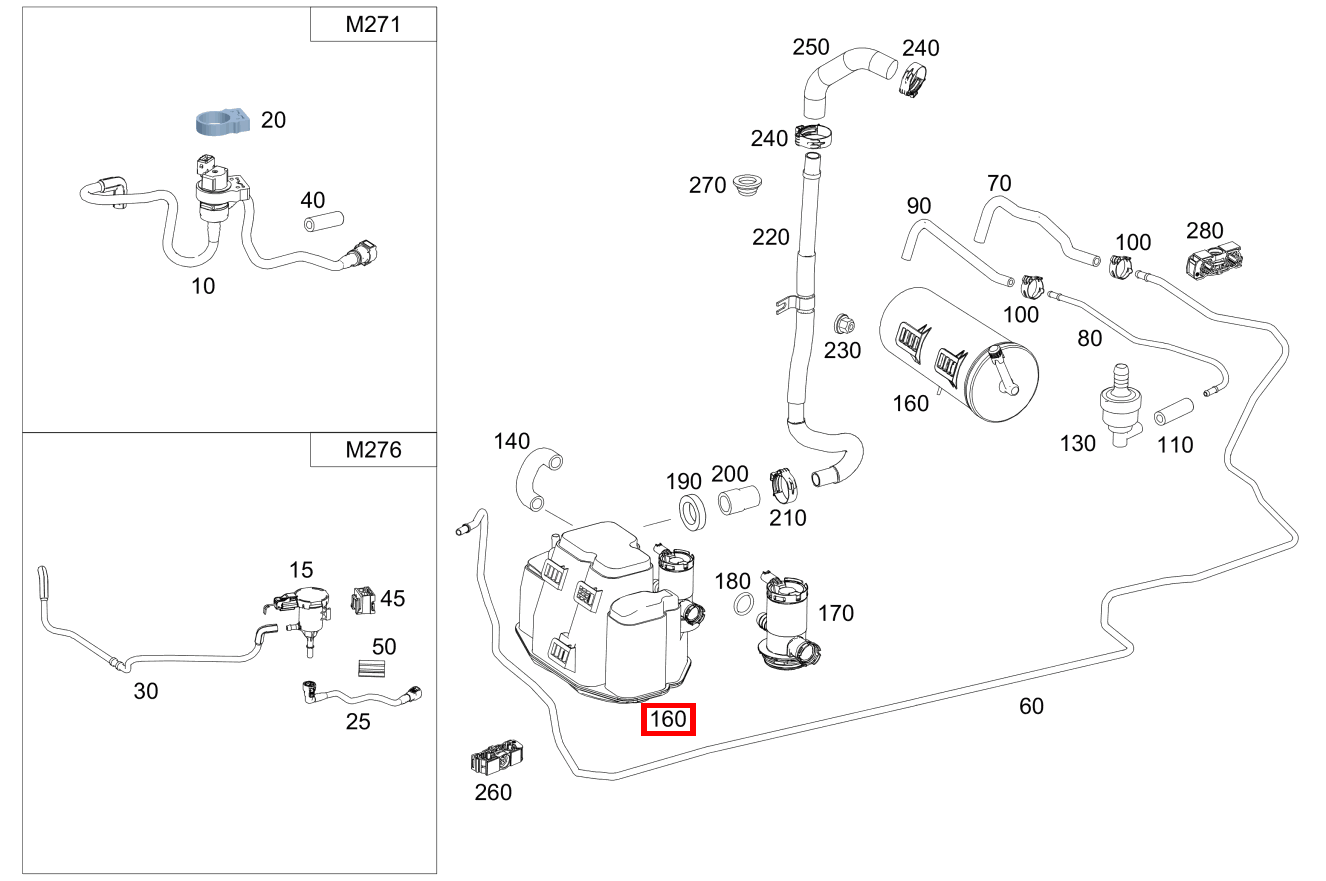 Aktivkohlefilter SLK55 AMG 172 Aktivkohlefilter SLK55 AMG 172