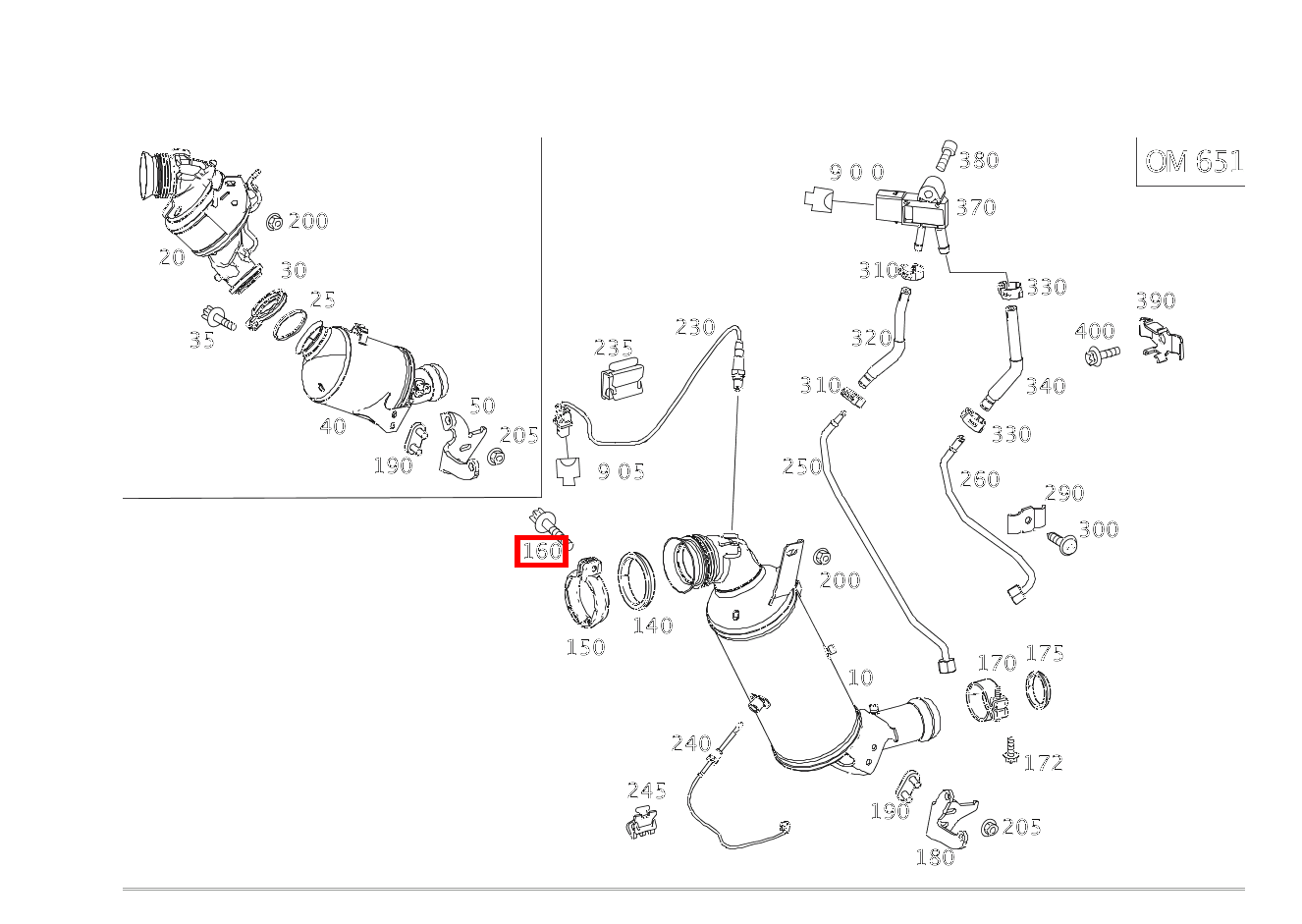 Sechsrundschraube ROHRSCHELLE AN ABGASTURBOLADER; M8X40 CLS 250 Shooting Brake BlueTEC 4MATIC 218 Sechsrundschraube ROHRSCHELLE AN ABGASTURBOLADER; M8X40 CLS 250 Shooting Brake BlueTEC 4MATIC 218