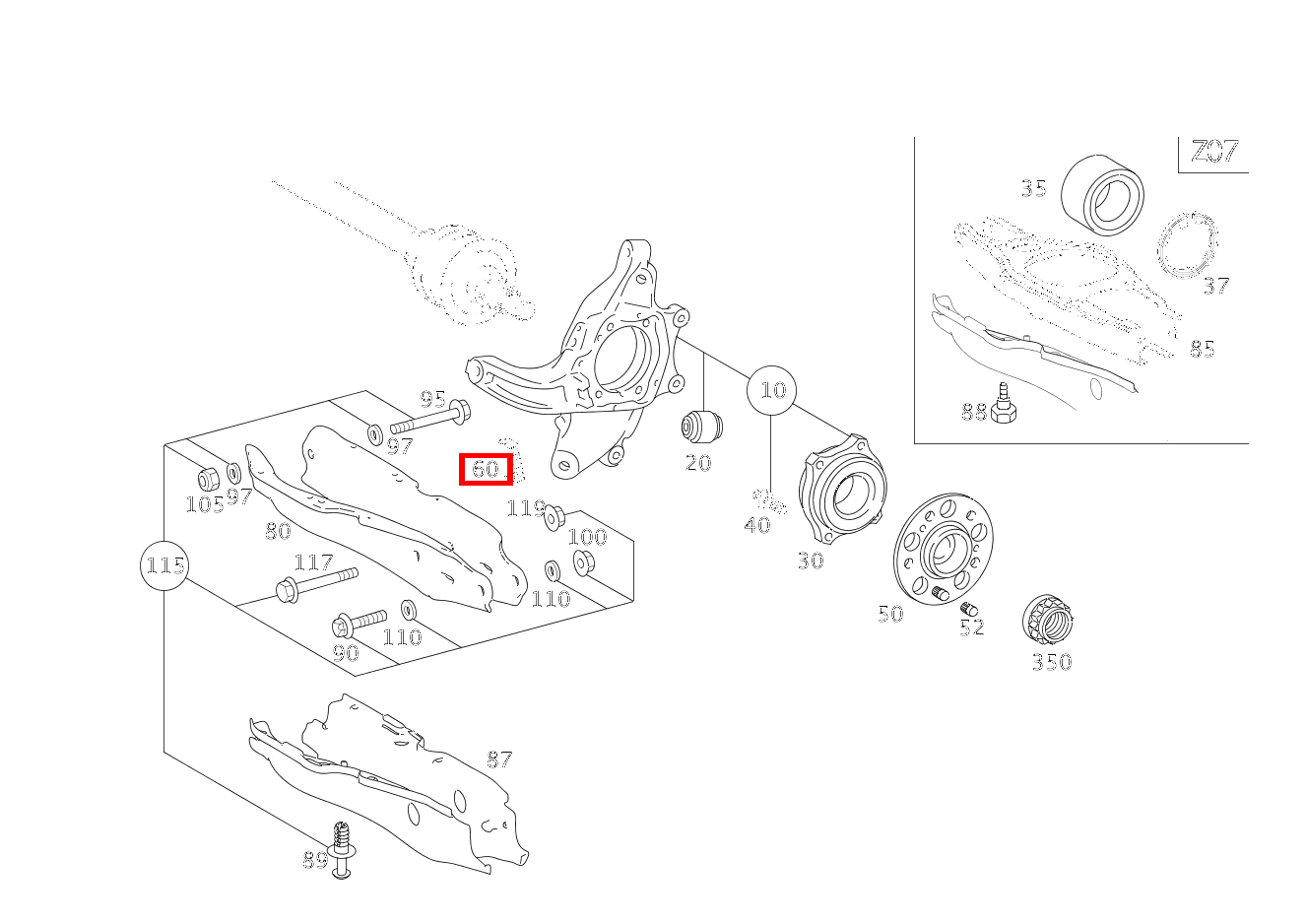 Verschlusskappe FUER BREMSENSTATOR S 550 Limousine lang BCA 221 Verschlusskappe FUER BREMSENSTATOR S 550 Limousine lang BCA 221