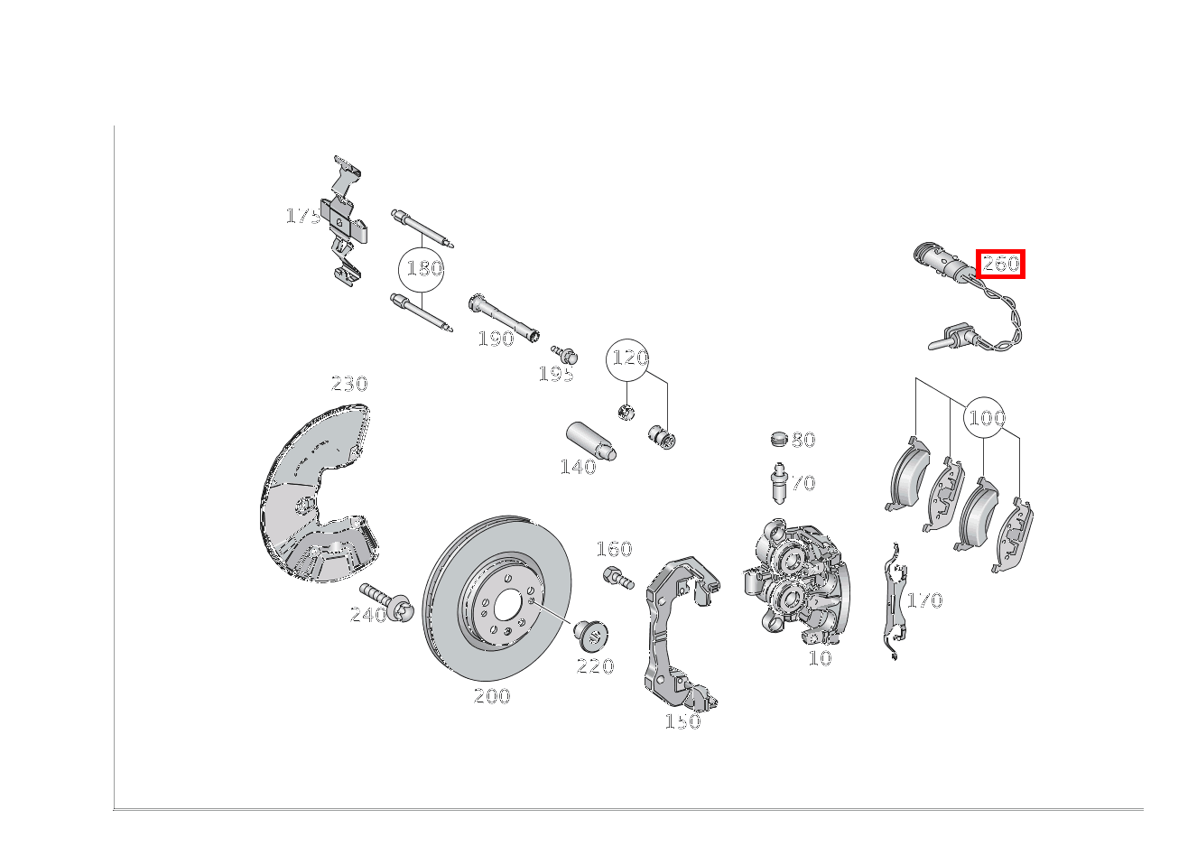 Belagverschleisssensor BREMSBELAGVERSCHLEISSANZEIGE VORN RECHTS Mercedes-AMG GLS 63 4MATIC Off-Roader 166 Belagverschleisssensor BREMSBELAGVERSCHLEISSANZEIGE VORN RECHTS Mercedes-AMG GLS 63 4MATIC Off-Roader 166