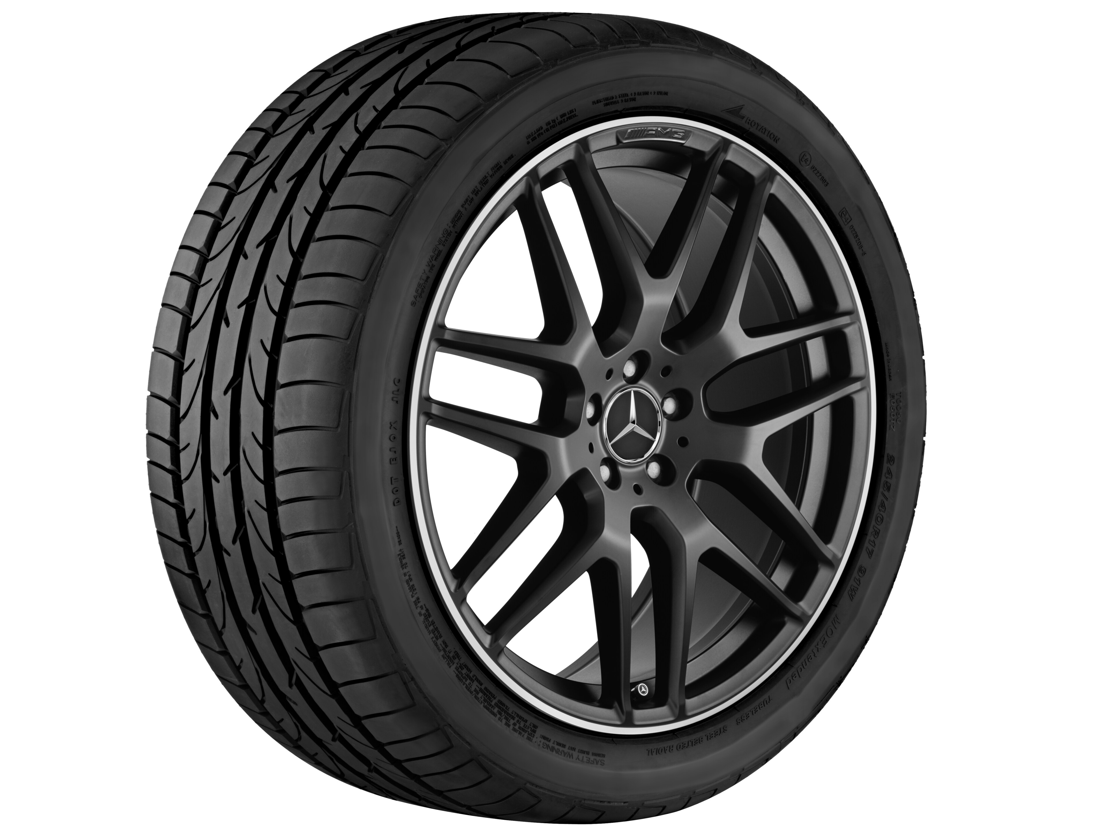 Mercedes-Benz - AMG Leichtmetallrad, im Kreuzspeichen-Design, AMG Leichtmetallrad, im Kreuzspeichen-Design,