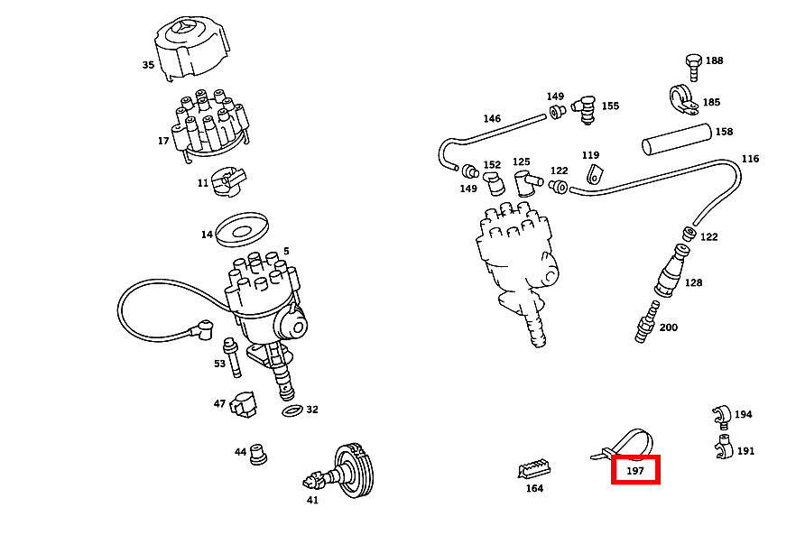 Kabelband ZUENDLEITUNG AN UNTERDRUCKLEITUNG; 7X100 MM 560 SL 107 Kabelband ZUENDLEITUNG AN UNTERDRUCKLEITUNG; 7X100 MM 560 SL 107