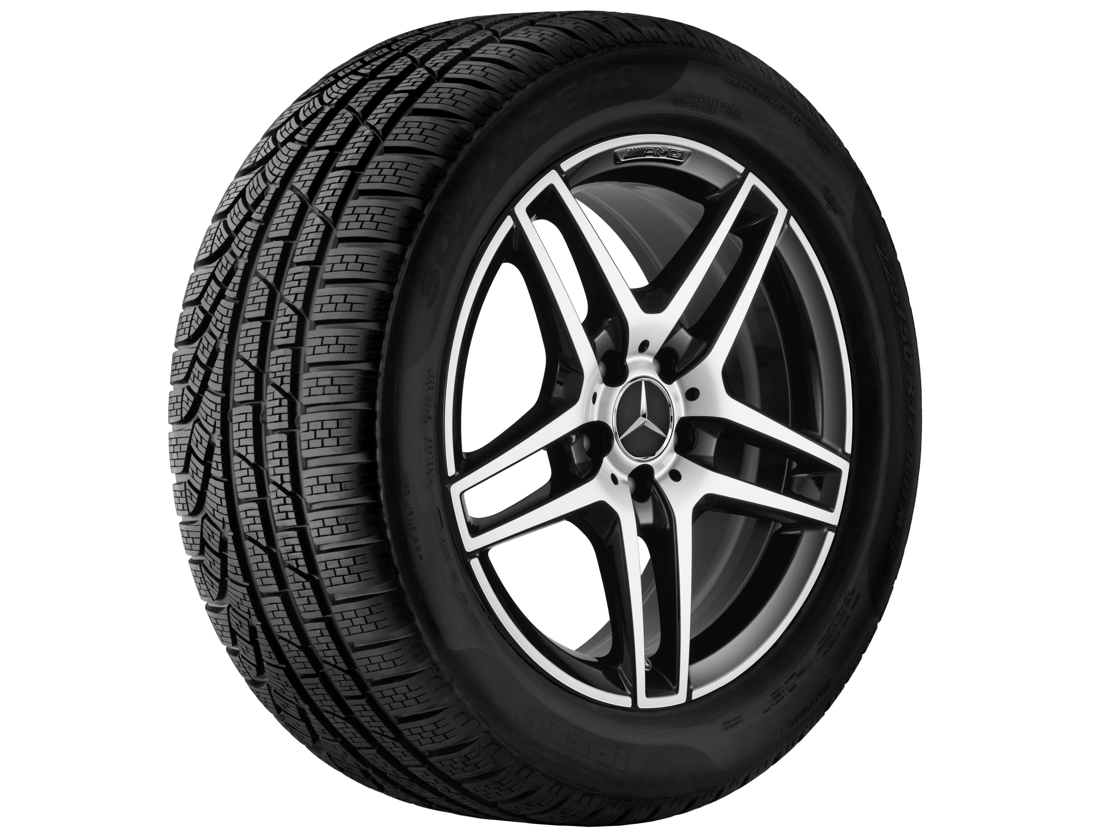 Mercedes-Benz - AMG 5-Doppelspeichen-Rad, 45,7 cm (18 Zoll) AMG 5-Doppelspeichen-Rad, 45,7 cm (18 Zoll)