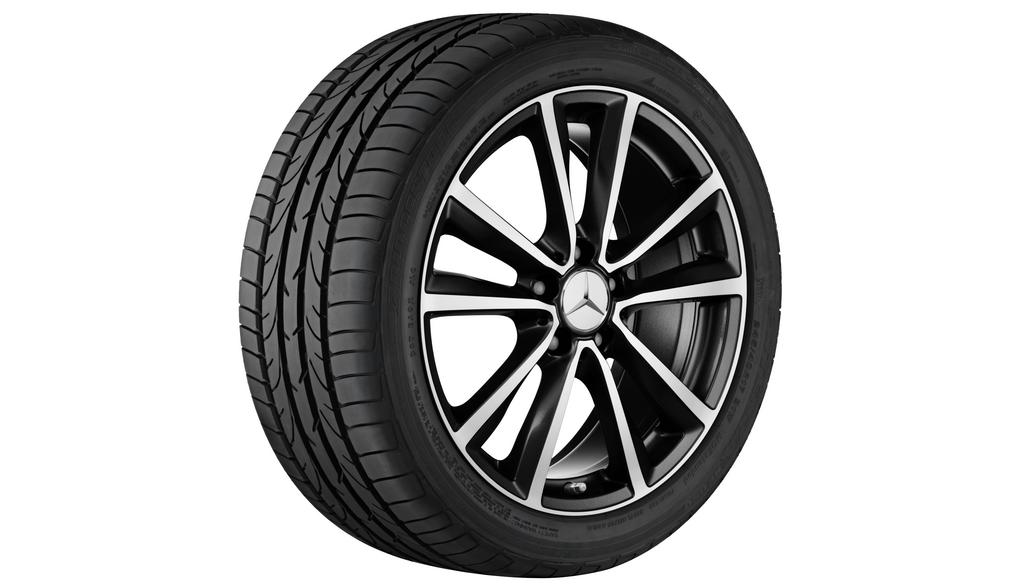 Original Mercedes-Benz 18 Zoll 5-Doppelspeichen-Rad schwarz 