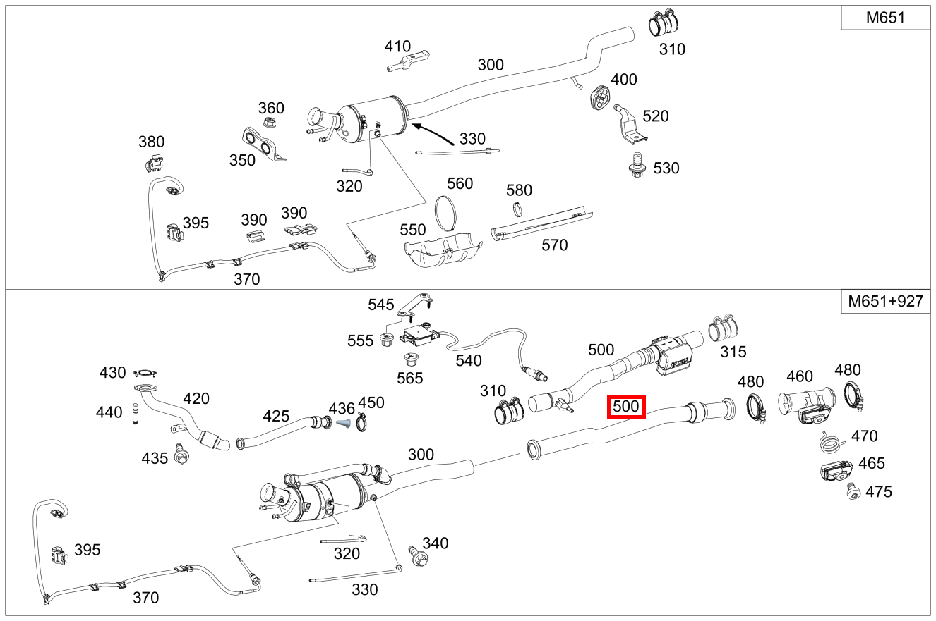Abgasanlage MITTE, MIT ABGASKLAPPE B 220 d 4MATIC ST 246 Abgasanlage MITTE, MIT ABGASKLAPPE B 220 d 4MATIC ST 246