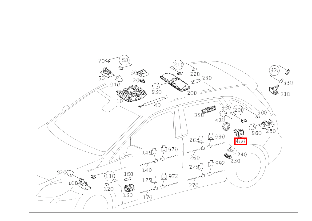 Steckdose IM KOFFERRAUM LINKS B 250 4MATIC Sports Tourer 246 Steckdose IM KOFFERRAUM LINKS B 250 4MATIC Sports Tourer 246